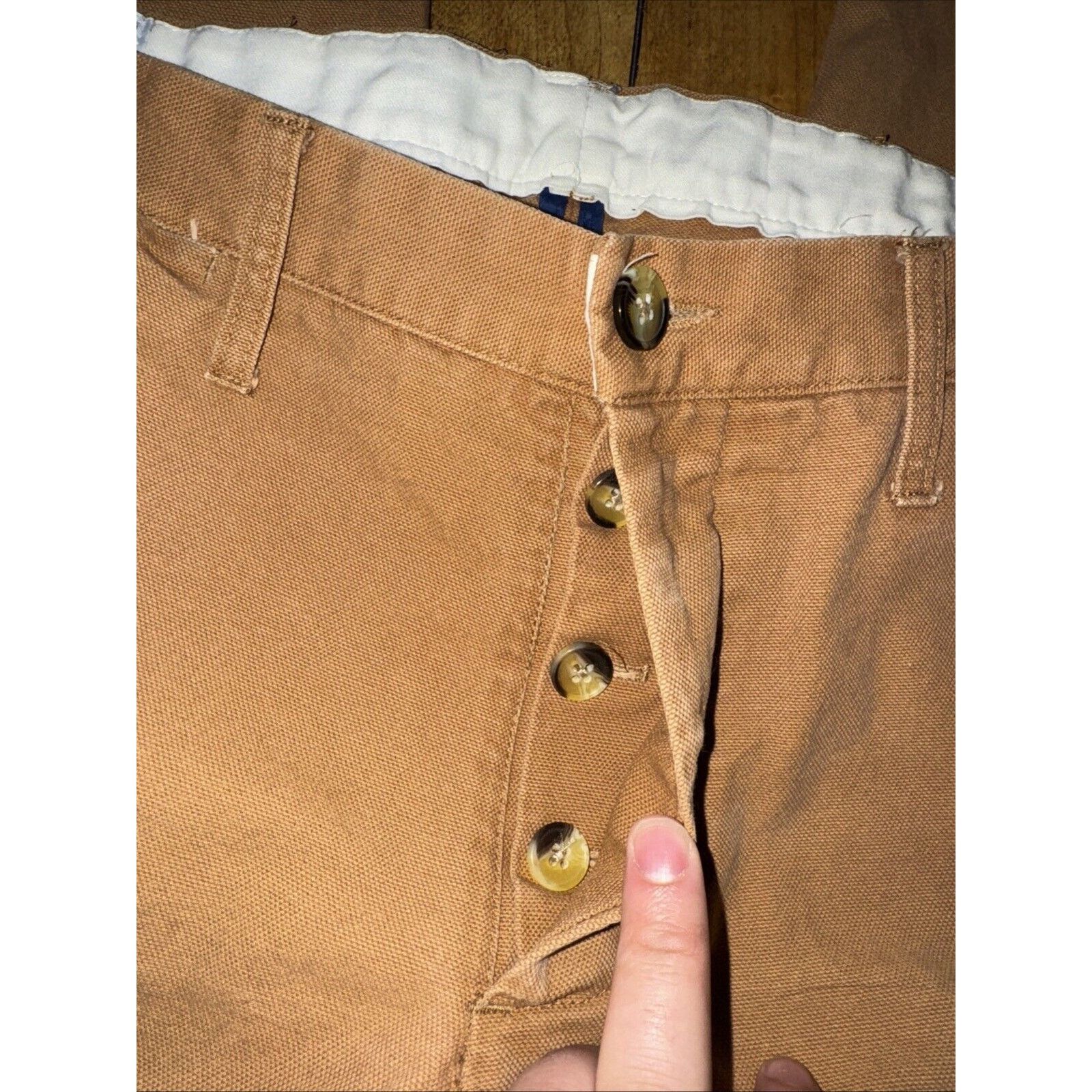 Epaulet × Vintage Epaulet New York Canvas Pants Brown 37x30 Button Fly Size US 37 - 4 Thumbnail