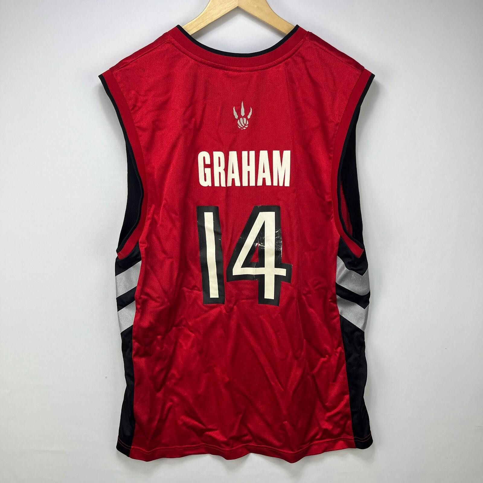Reebok Vintage Y2K Toronto Raptors Jersey Large Joey Graham Drake Size ONE SIZE - 7 Thumbnail
