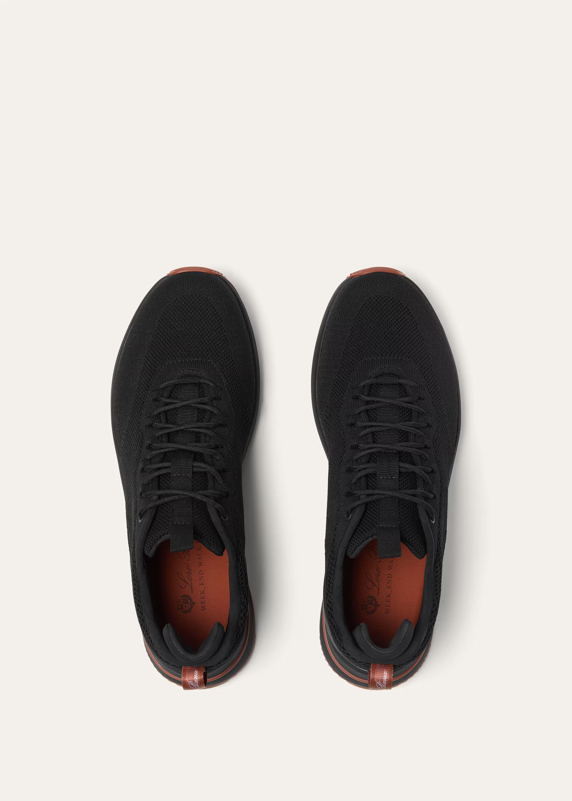 Loro Piana os11x0226 FAQ3328 Week End Walk Low-Top Sneakers in Black Size US 11 / EU 44 - 6 Thumbnail