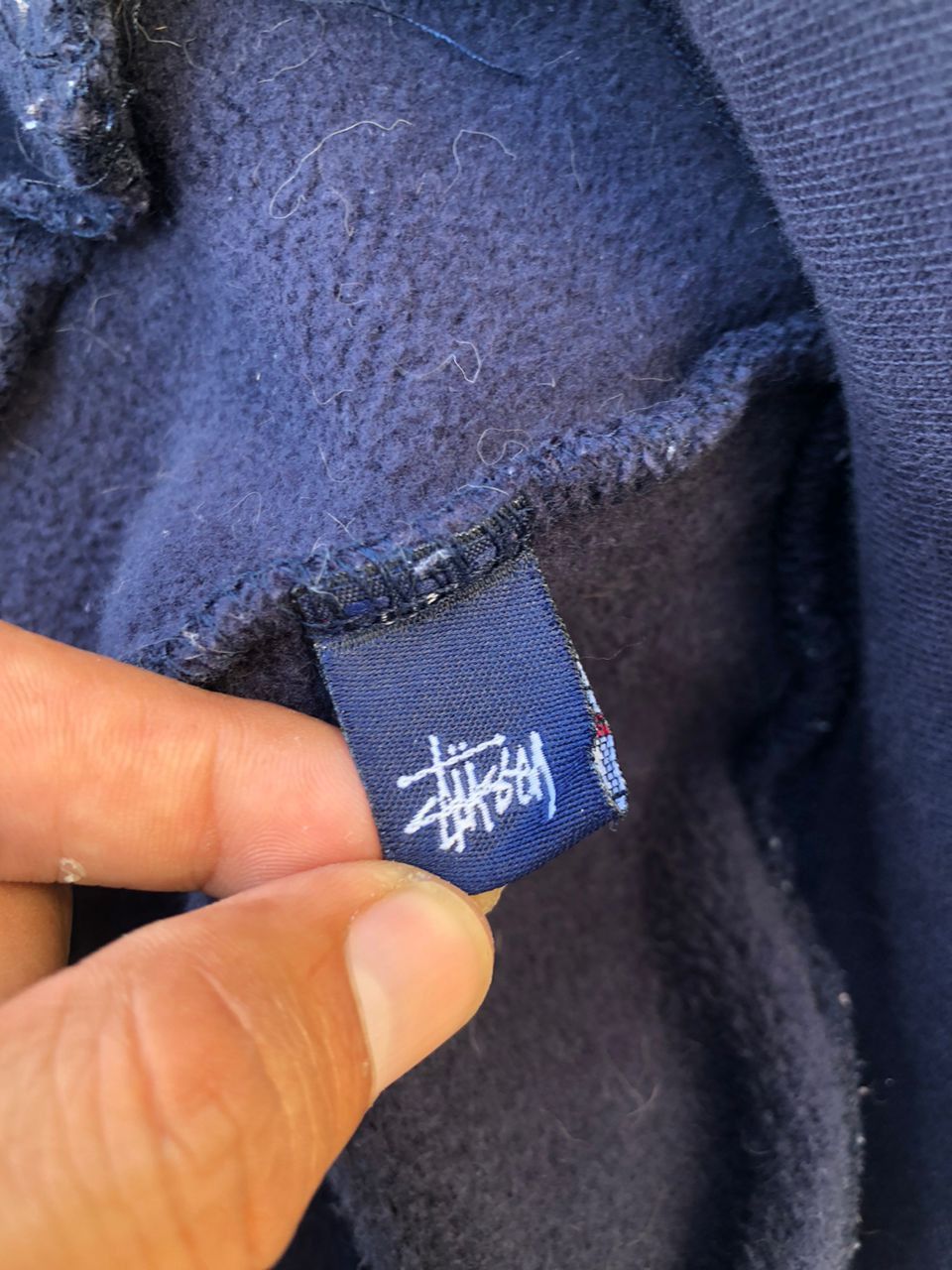Stussy Vintage 90s STUSSY SpellOut Full-Zip Hoodie Size US S / EU 44-46 / 1 - 4 Thumbnail