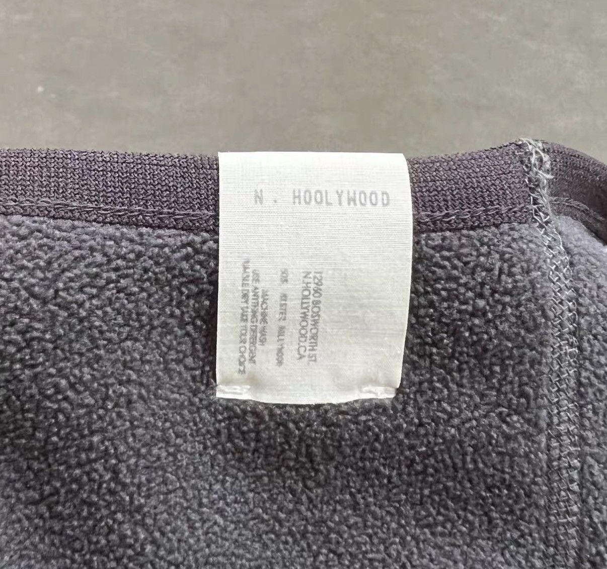N.Hoolywood N.HOOLYWOOD Fleece Pullover Sweatshirt J16 Size US S / EU 44-46 / 1 - 3 Thumbnail