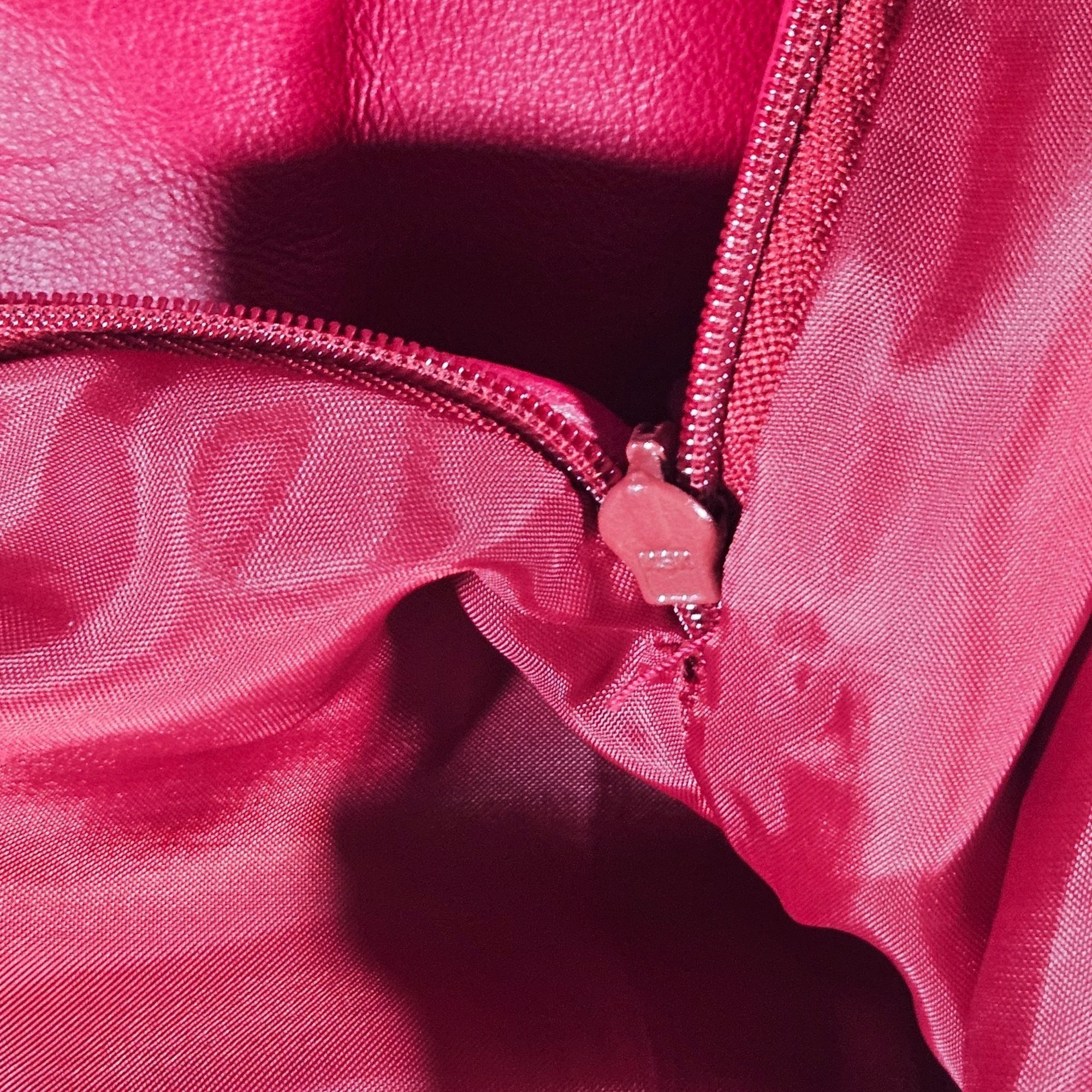 Lauren Ralph Lauren Lauren Ralph Lauren Women’s Red Leather Skirt 14 Y2K Quiet L Size 36" / US 14 / IT 50 - 10 Thumbnail