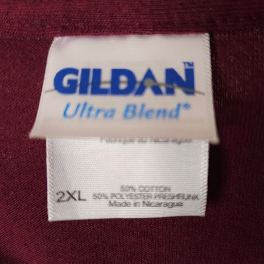 Gildan Hudson Chicken Ride T Shirt Mens Size 2XL Red Wheatland Cafe Size US XXL / EU 58 / 5 - 4 Thumbnail