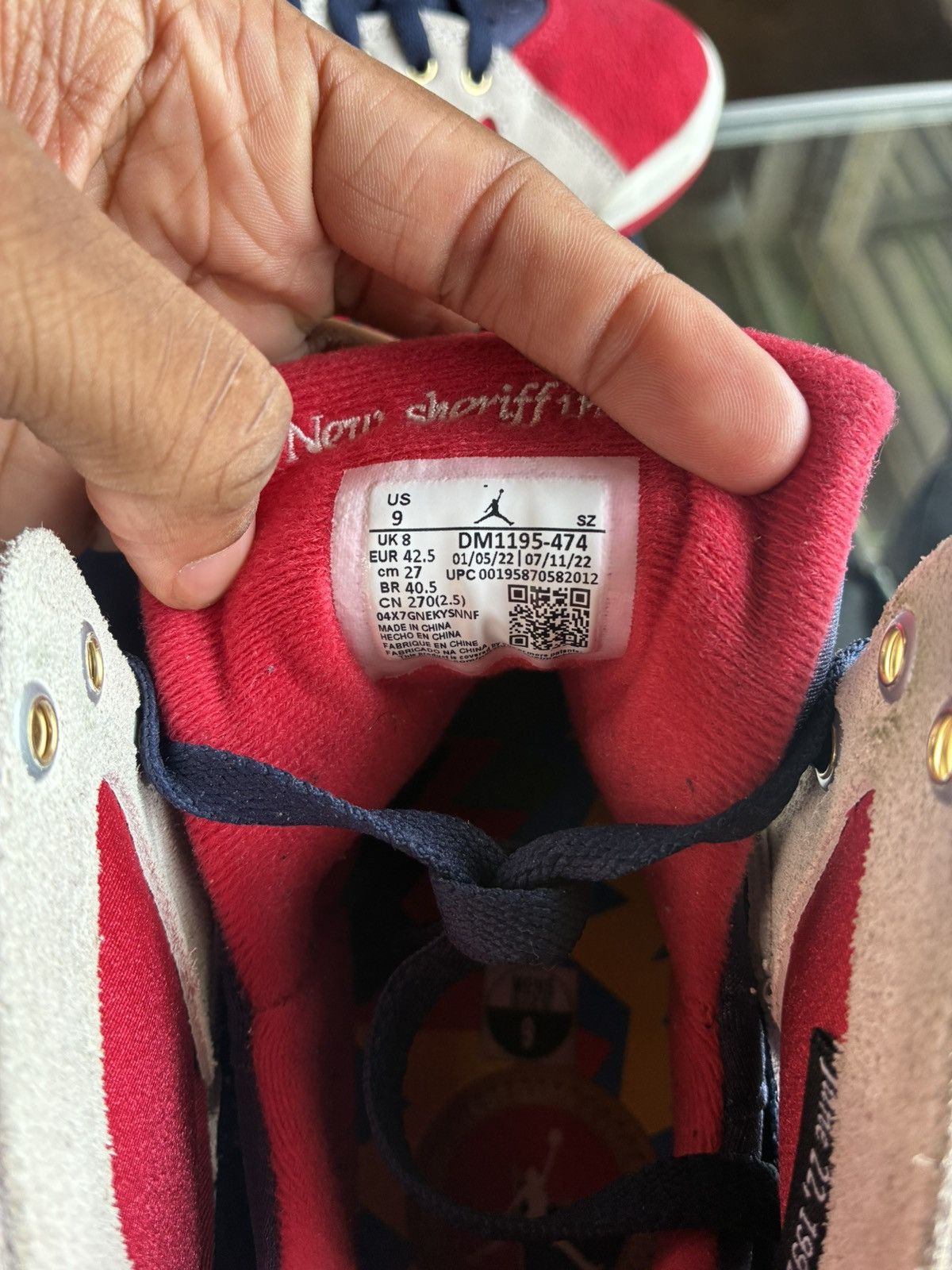 Nike Jordan 7 Trophy Room New Sheriff In Town Size US 9 / EU 42 - 5 Thumbnail
