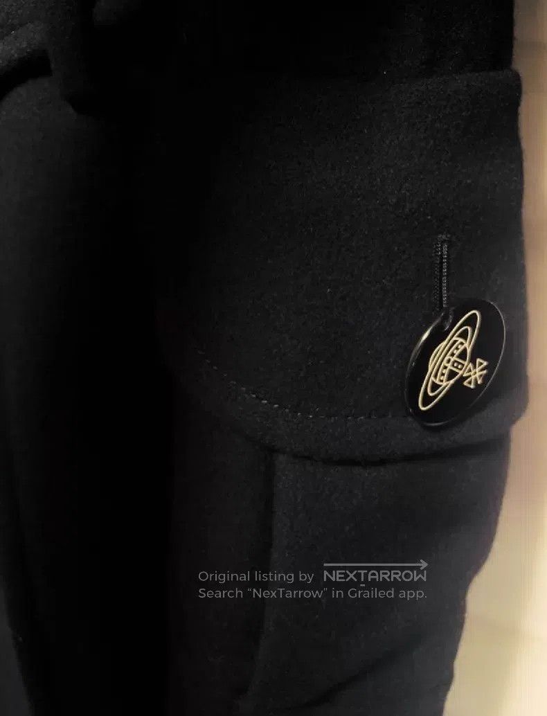 Vivienne Westwood Vivienne Westwood Heart Neck Long Coat Black Size L / US 10 / IT 46 - 7 Thumbnail