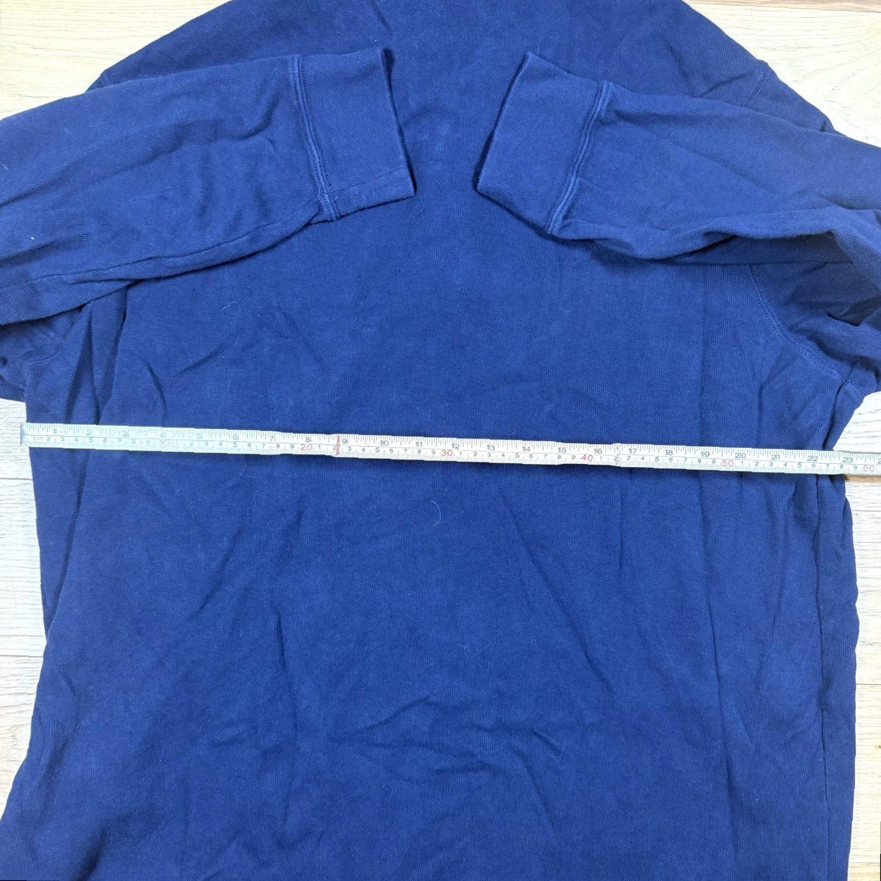 Ralph Lauren Ralph Lauren Polo Estate Rib Quarter Zip Pullover Sweater Blue L Cotton Knit Mens Size US L / EU 52-54 / 3 - 5 Thumbnail