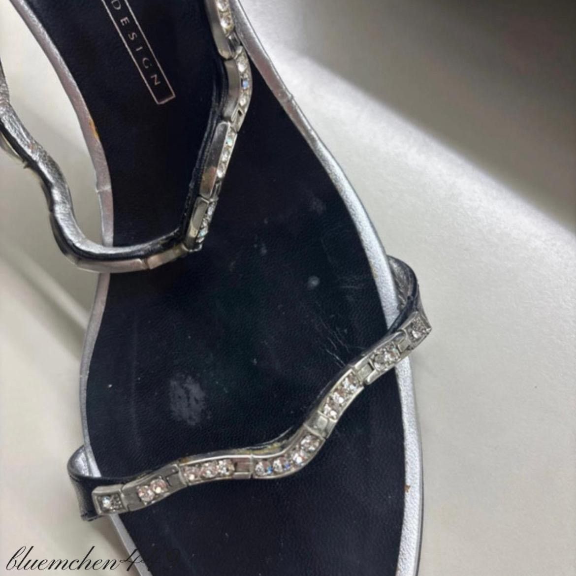 Giuseppe Zanotti Giuseppe Zanotti Crystal Sandals - 10 cm, Vintage Luxury Size US 8 / IT 38 - 11 Thumbnail