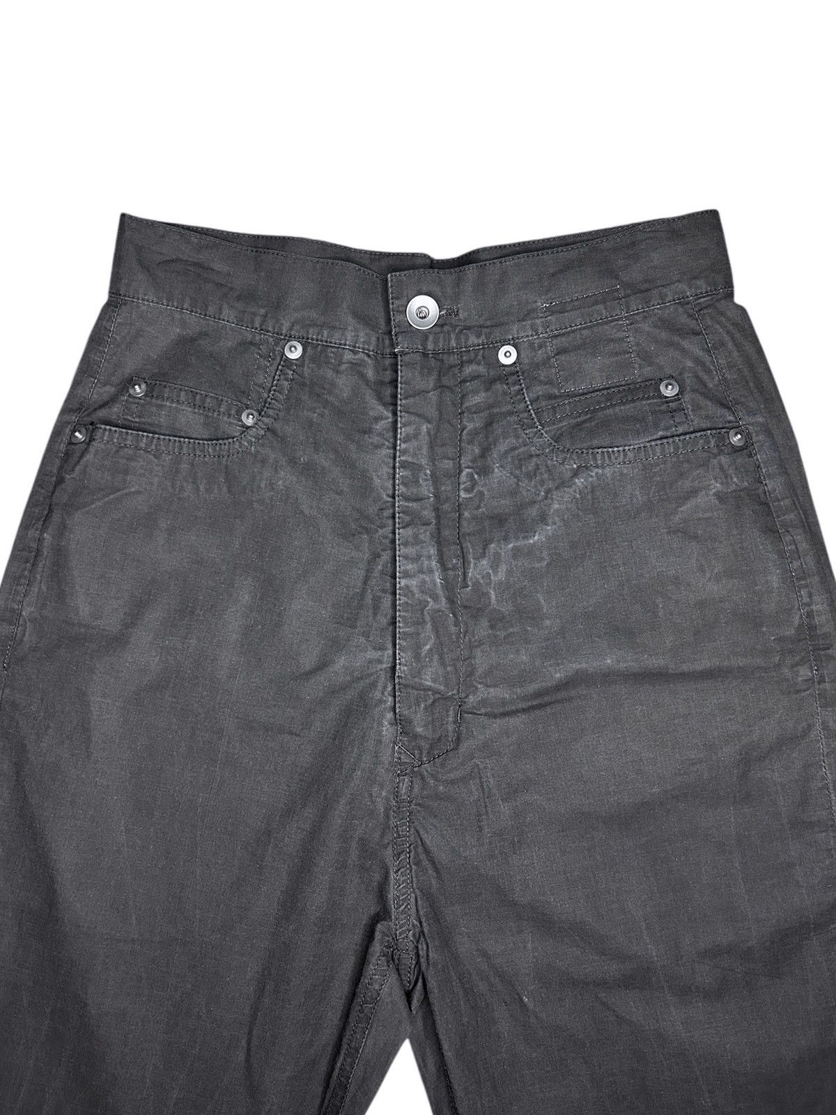 Rick Owens Drkshdw S/S 22 Bolans Cut Trousers Size 25" / US 0 / IT 36 - 2 Thumbnail