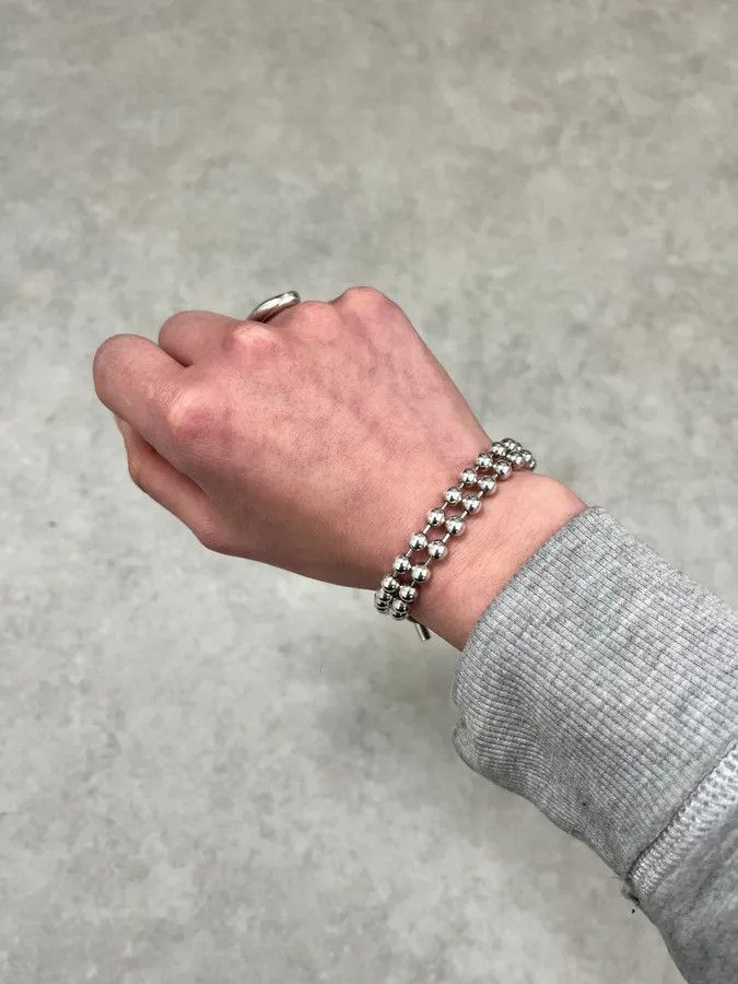 Gucci Silver Bullet Chain Bracelet, Women's