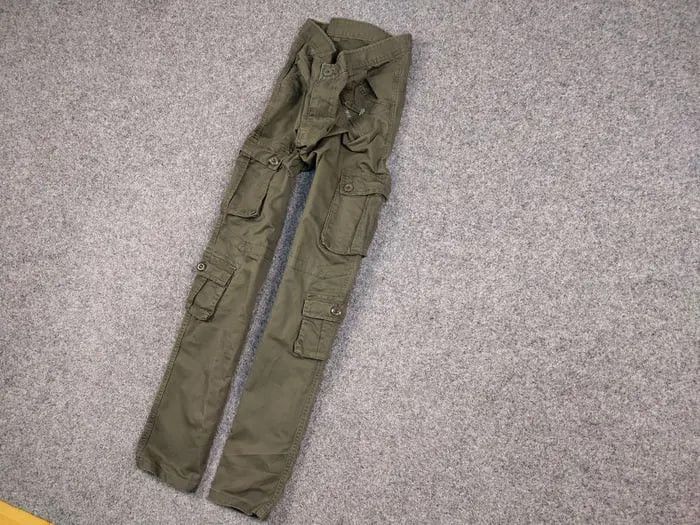 Japanese Brand Vintage Japanese Multi Pocket Cargo Pants Y2K Travis Style Size US 36 / EU 52 - 2 Thumbnail