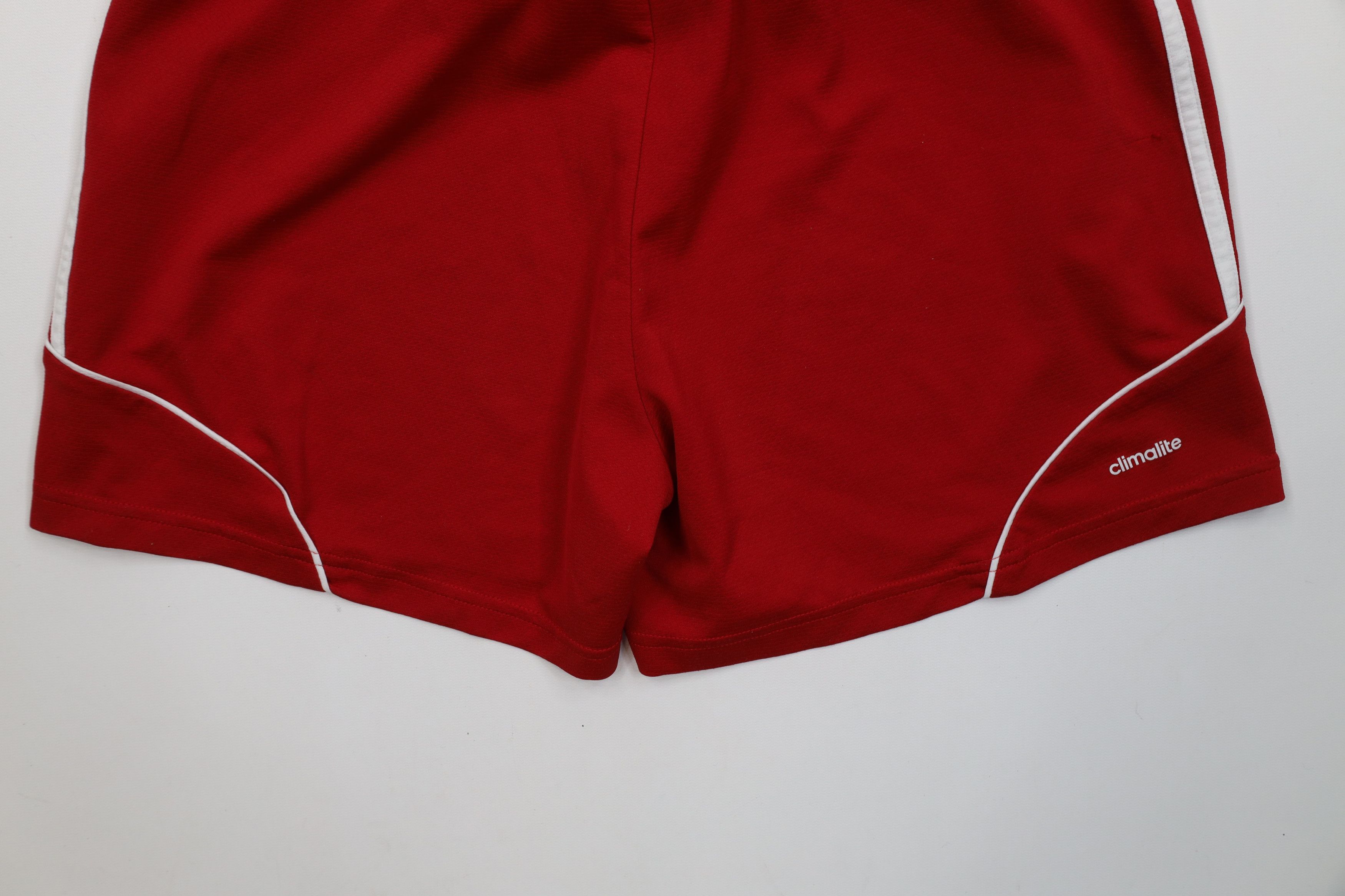 Adidas Vintage Y2K Adidas Striped Running Jogging Soccer Shorts Red Size US 30 / EU 46 - 11 Thumbnail