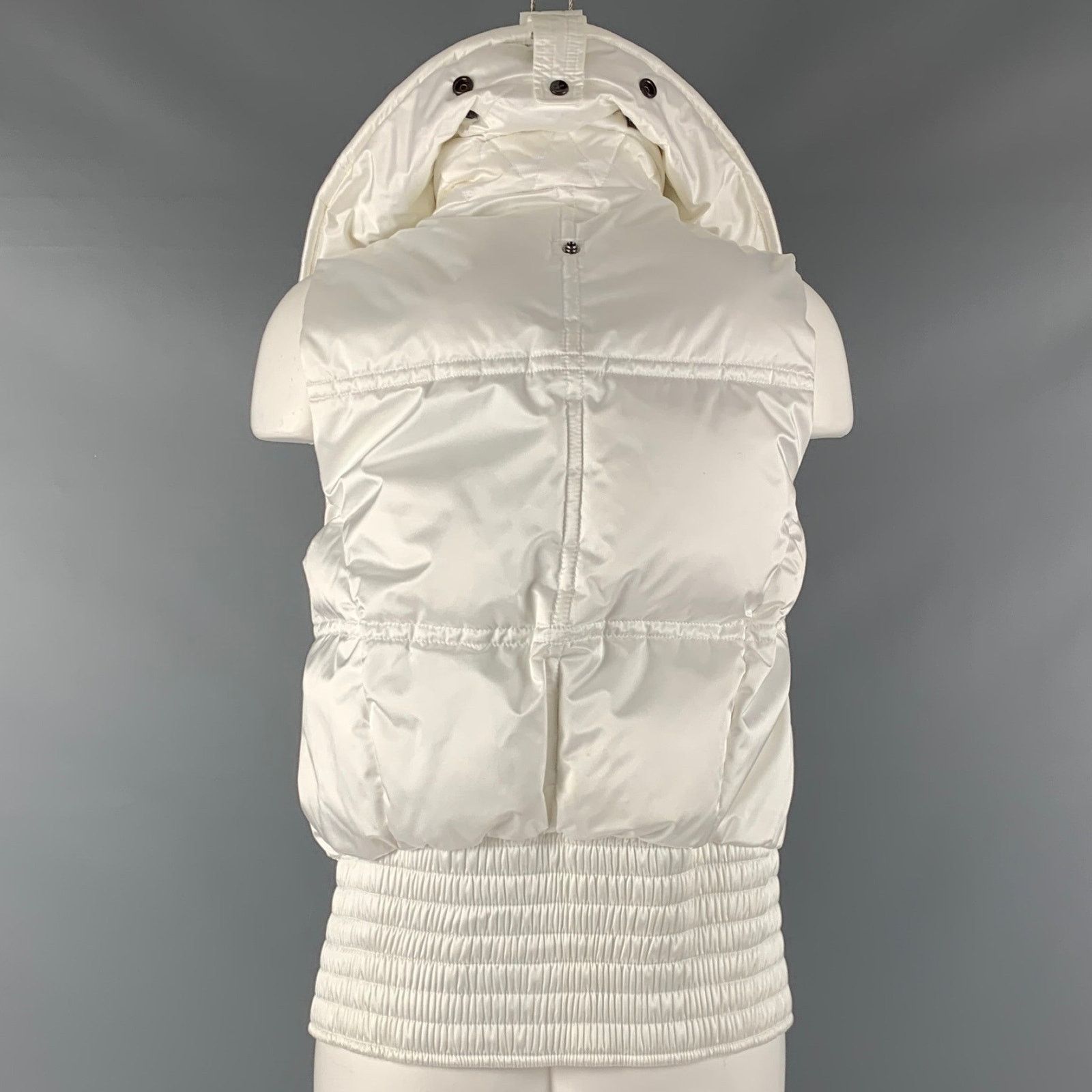 Ralph Lauren RLX by RALPH LAUREN Size M White Nylon Padded Zip Up Vest Size M / US 6-8 / IT 42-44 - 3 Thumbnail