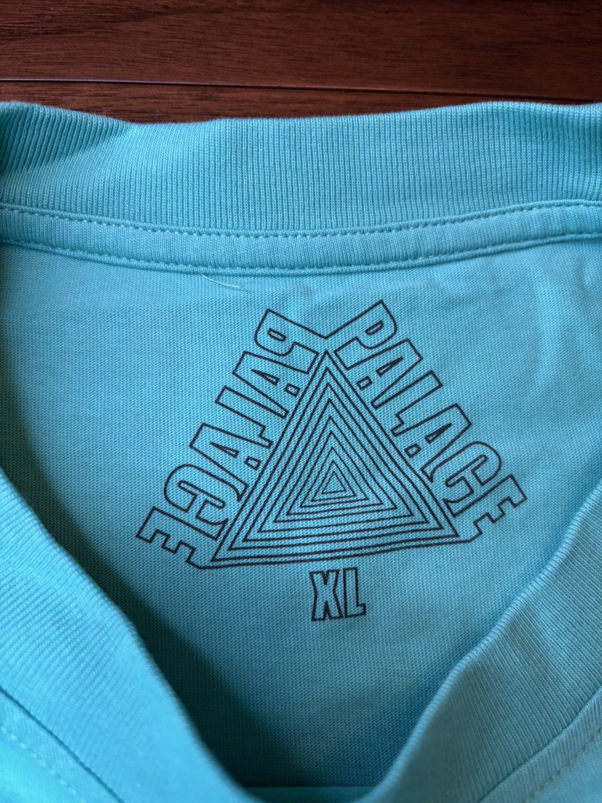 Palace Palace Tri-Heads tee ‘aqua’ Size US XL / EU 56 / 4 - 4 Thumbnail