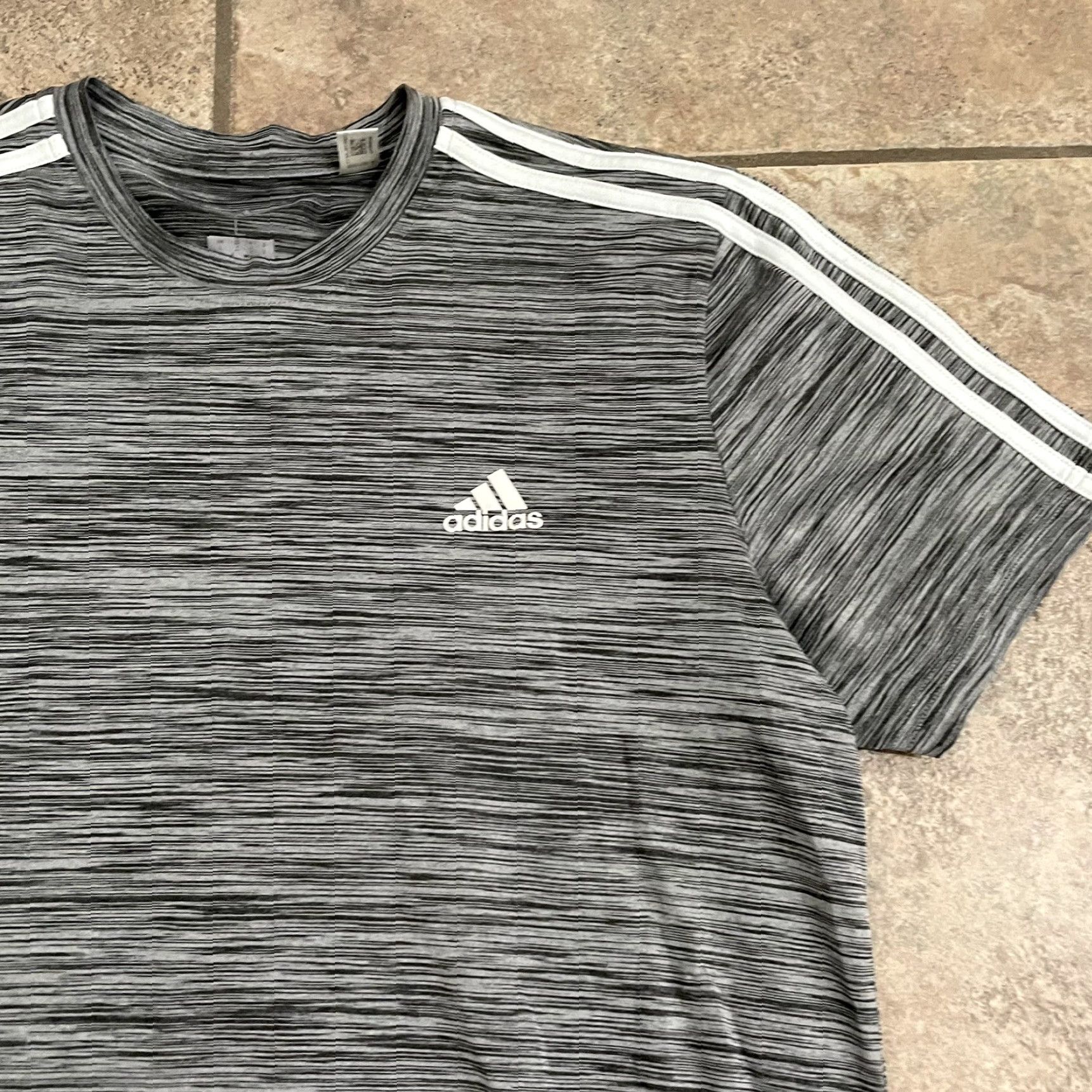 Adidas Adidas Climalite Shirt Mens L Gray Athletic T-Shirt Size US L / EU 52-54 / 3 - 2 Thumbnail
