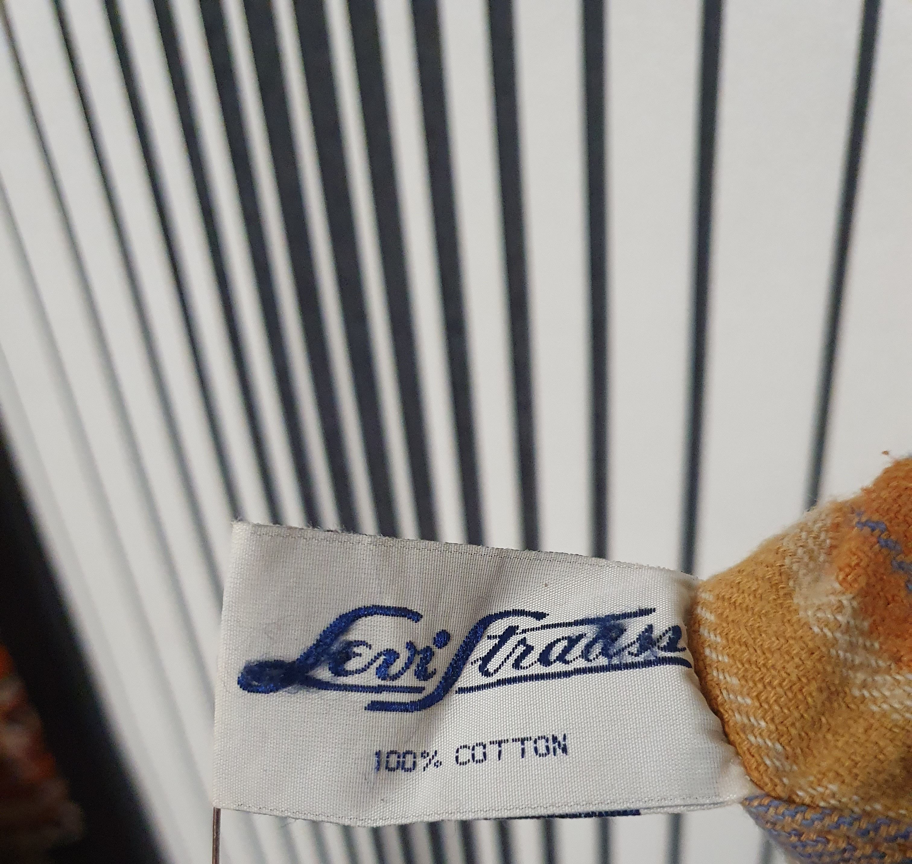 Levi's × Vintage 80's Levis Vintage Striped ZIP Double Pocket Sweatshirt Size US L / EU 52-54 / 3 - 15 Thumbnail