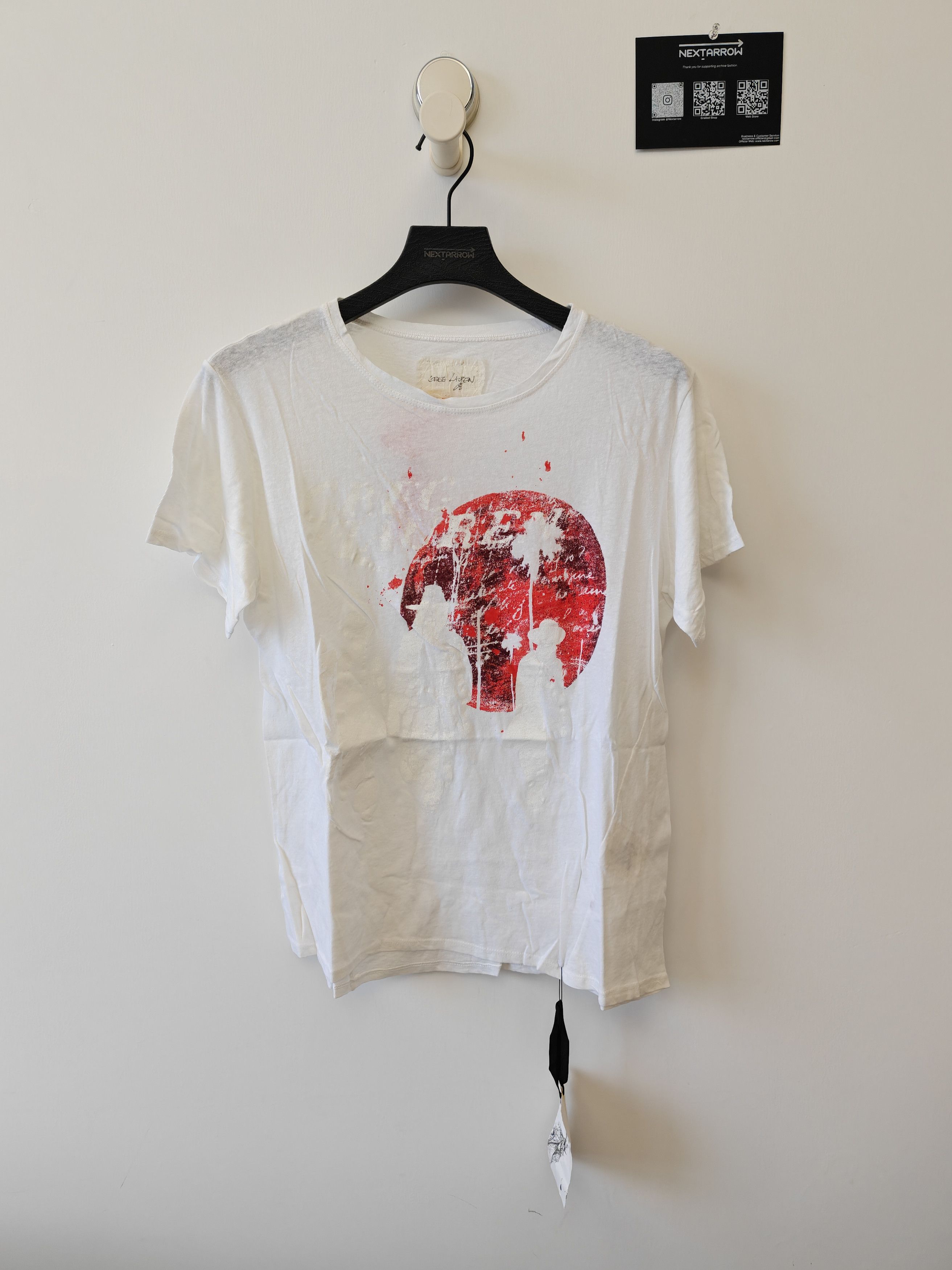Greg Lauren greg lauren Graffiti figure round neck short sleeved shirt Size US XL / EU 56 / 4 - 1 Thumbnail