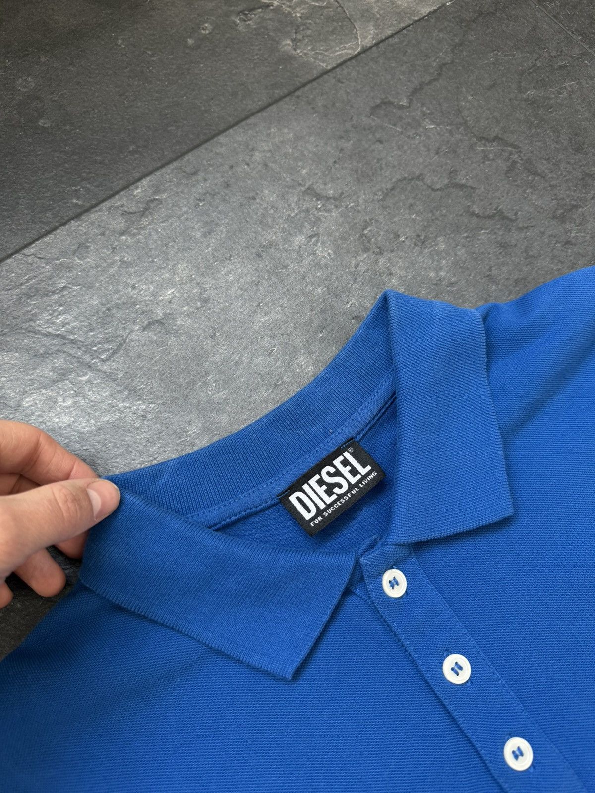 Diesel × Vintage Vintage diesel logo polo tee Size US L / EU 52-54 / 3 - 2 Thumbnail