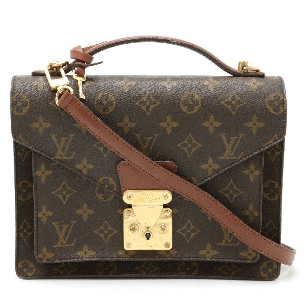 Louis Vuitton Louis Vuitton Monogram Monceau 2Way Bag M51187 Canvas Shoulder Bag M51187 in Brown, Women's