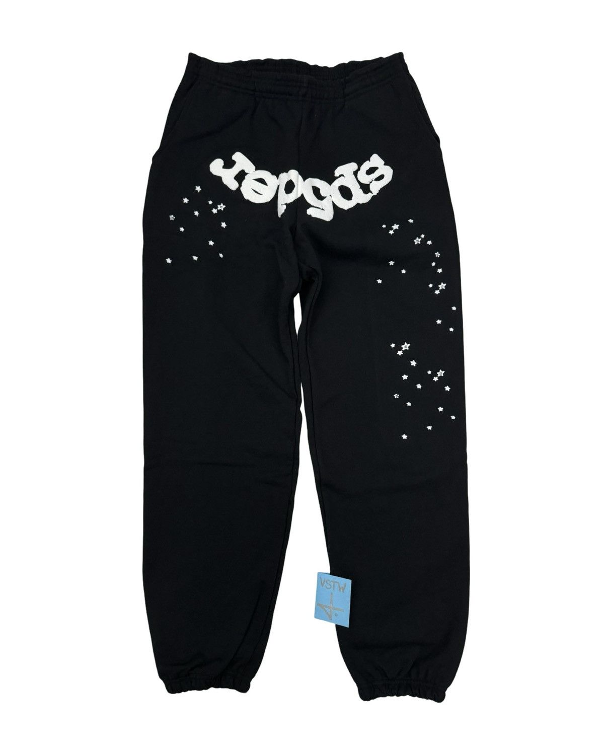 Sp5der Black OG Web Sweatpants Size S (Spider Worldwide)