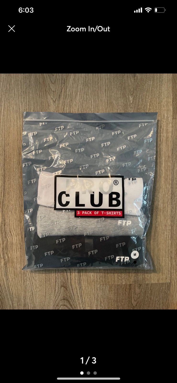 Fuck The Population FTP x Pro Club T Shirts (3 Pack) Size Medium - Brand New Size US M / EU 48-50 / 2 - 1 Thumbnail