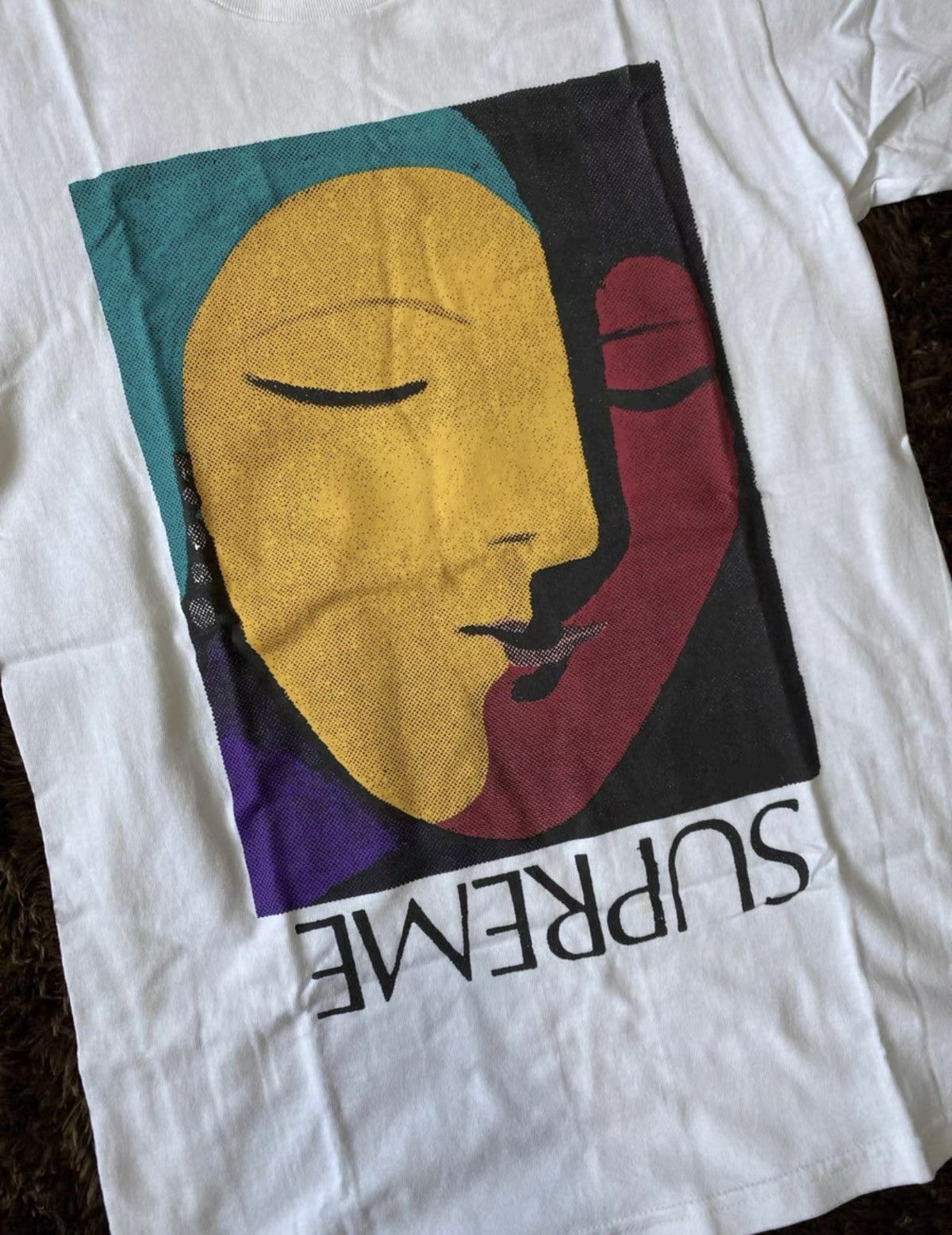 Supreme Supreme Abstract Tee T-shirt White Size US S / EU 44-46 / 1 - 2 Thumbnail
