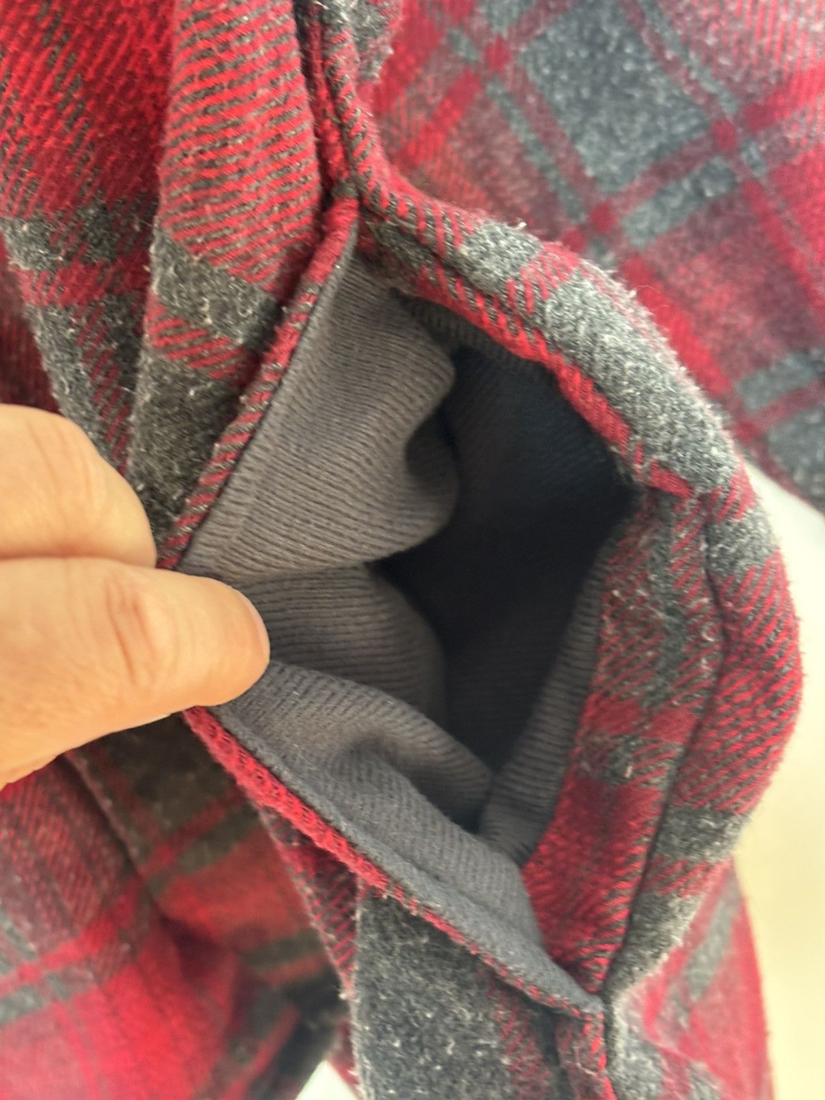 Orvis Orvis Red Gray Plaid Fleece Lined Flannel Shirt Jacket XXL Size US XXL / EU 58 / 5 - 7 Thumbnail