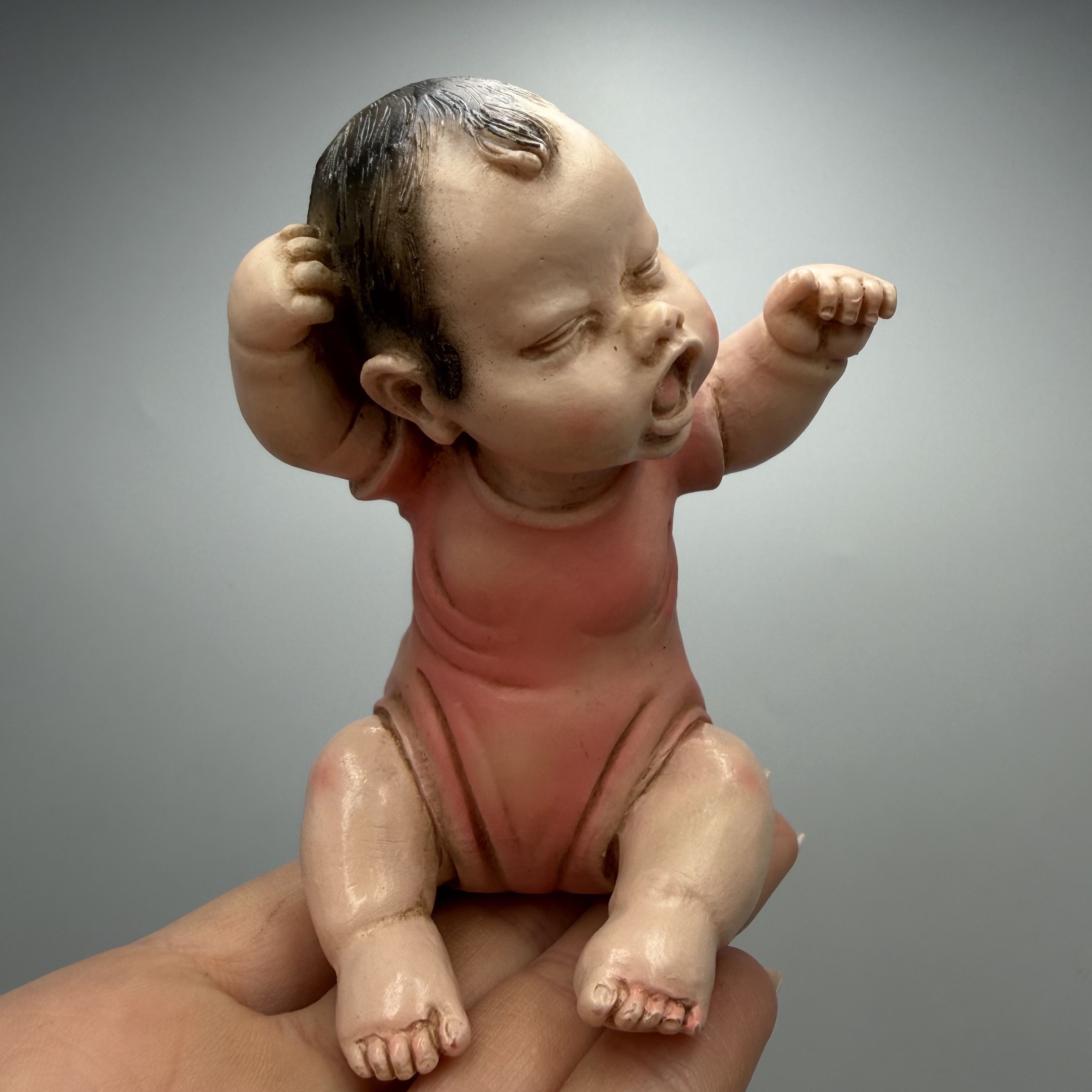 Vintage Vintage Baby Figurine A. Lucchesi Signed Hand Painted Size ONE SIZE - 4 Thumbnail