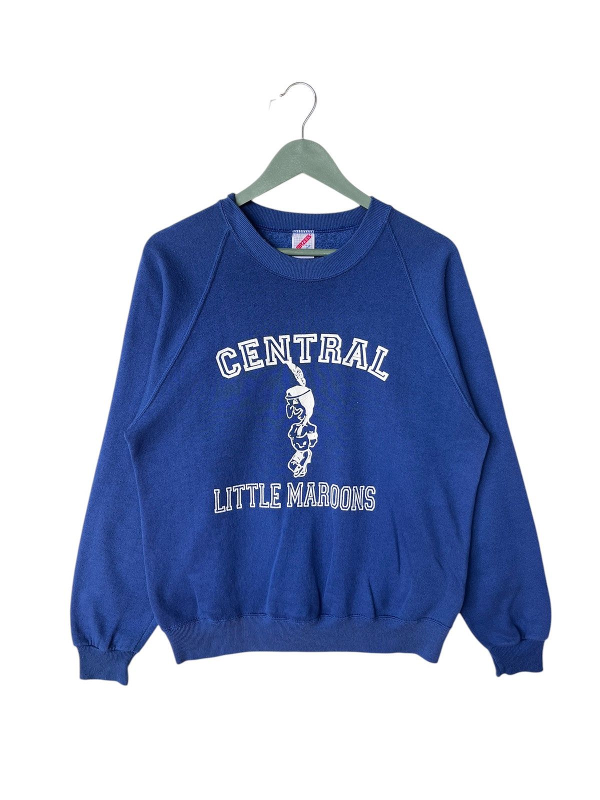 Jerzees Vintage 90s Central Little Maroons Sweatshirt Size US L / EU 52-54 / 3 - 1 Thumbnail