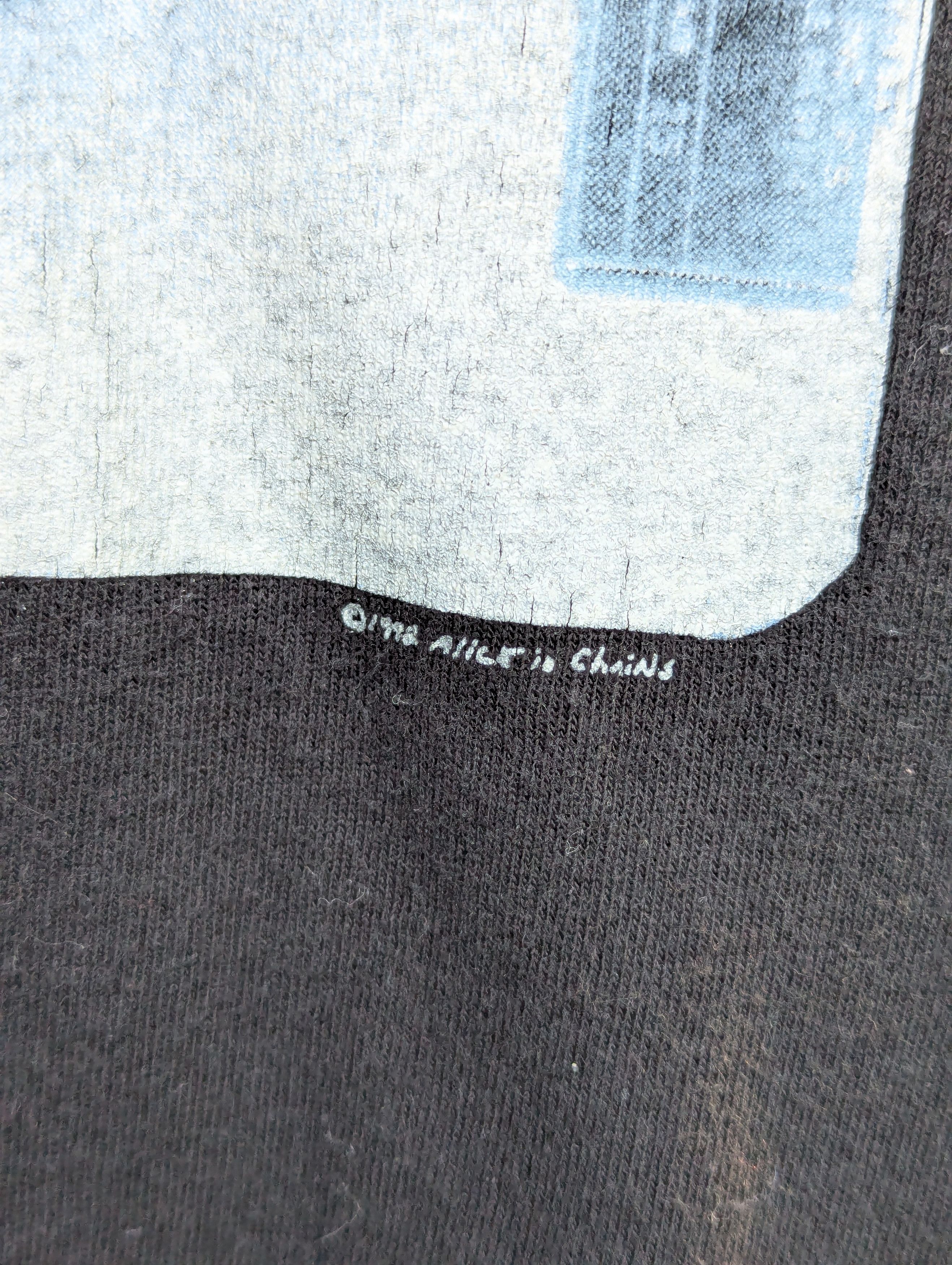 Band Tees Vintage Alice In Chains Layne Staley X-ray 1992 Tour Shirt Size US L / EU 52-54 / 3 - 3 Thumbnail