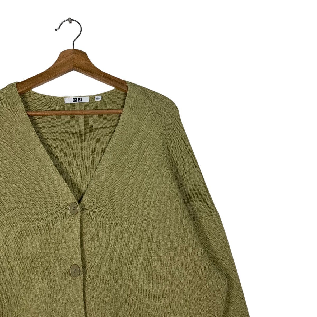 Uniqlo UNIQLO U Lemaire Green Cropped Cardigan #1187-C54 Size M / US 6-8 / IT 42-44 - 5 Thumbnail