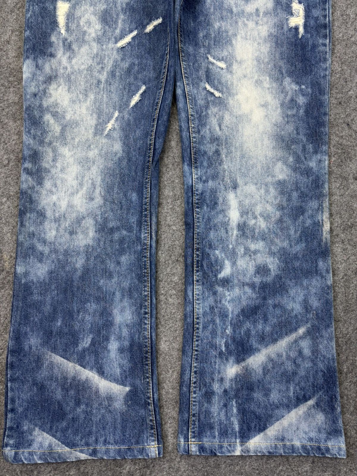 Japanese Brand Statement Pant 💥anti label Japan Soft Distressed Denim F947 Size US 32 / EU 48 - 4 Thumbnail