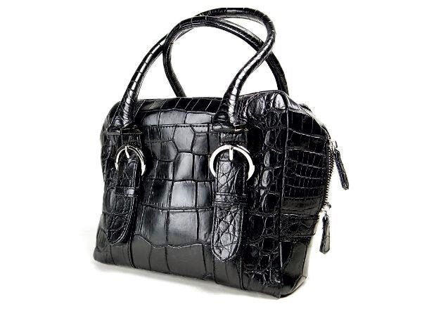 Other Other Rond et Carre Crocodile Handbag Natural Material Handbag DUTY FREE for USA Size ONE SIZE - 1 Thumbnail