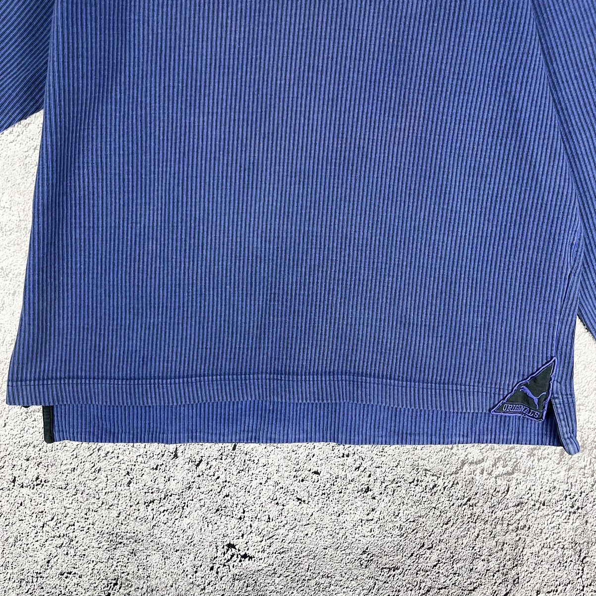 Puma VINTAGE 🪼 PUMA faded boxy fit stripped crewneck sweatshirt Size US XXL / EU 58 / 5 - 10 Thumbnail