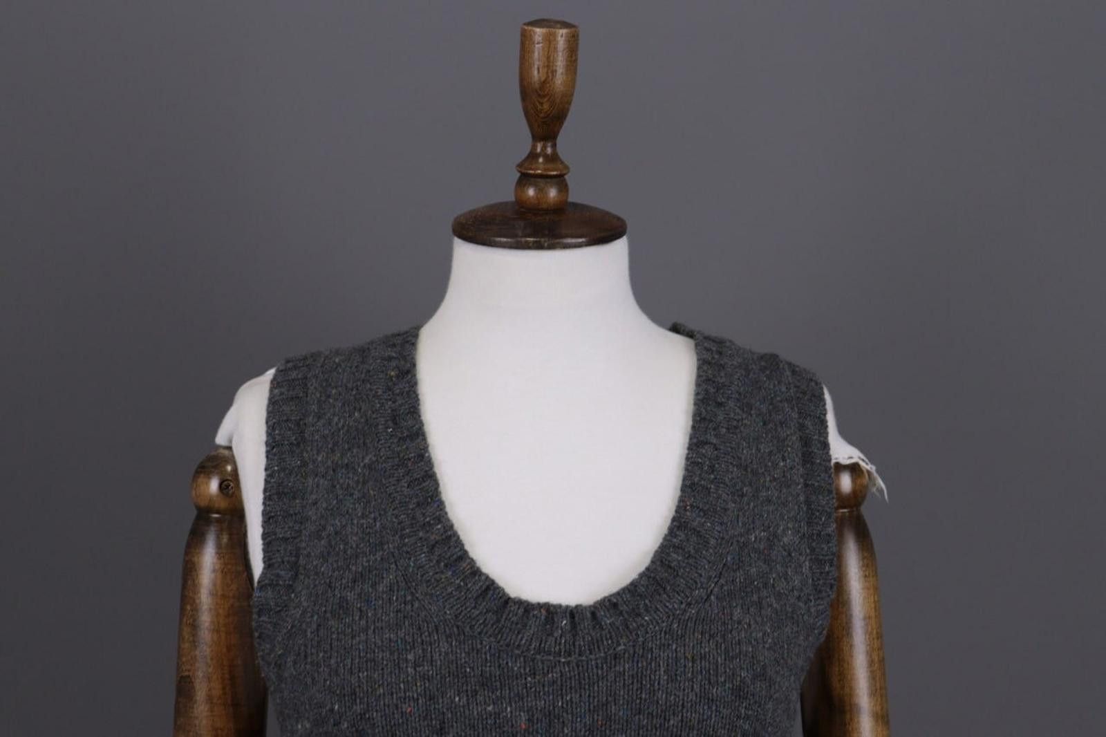Margaret Howell Margaret Howell MHL Japan Gray Knitted Wool Vest Size 2 / S Size XS / US 0-2 / IT 36-38 - 3 Thumbnail