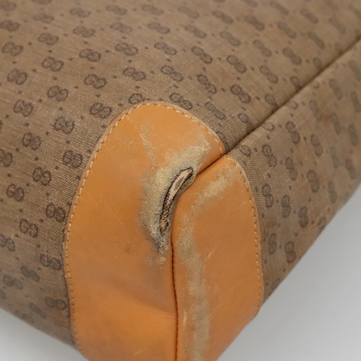 Gucci GUCCI Micro GG Canvas Tote Bag Pvc Beige Gold 002 123 002 Size ONE SIZE - 11 Thumbnail