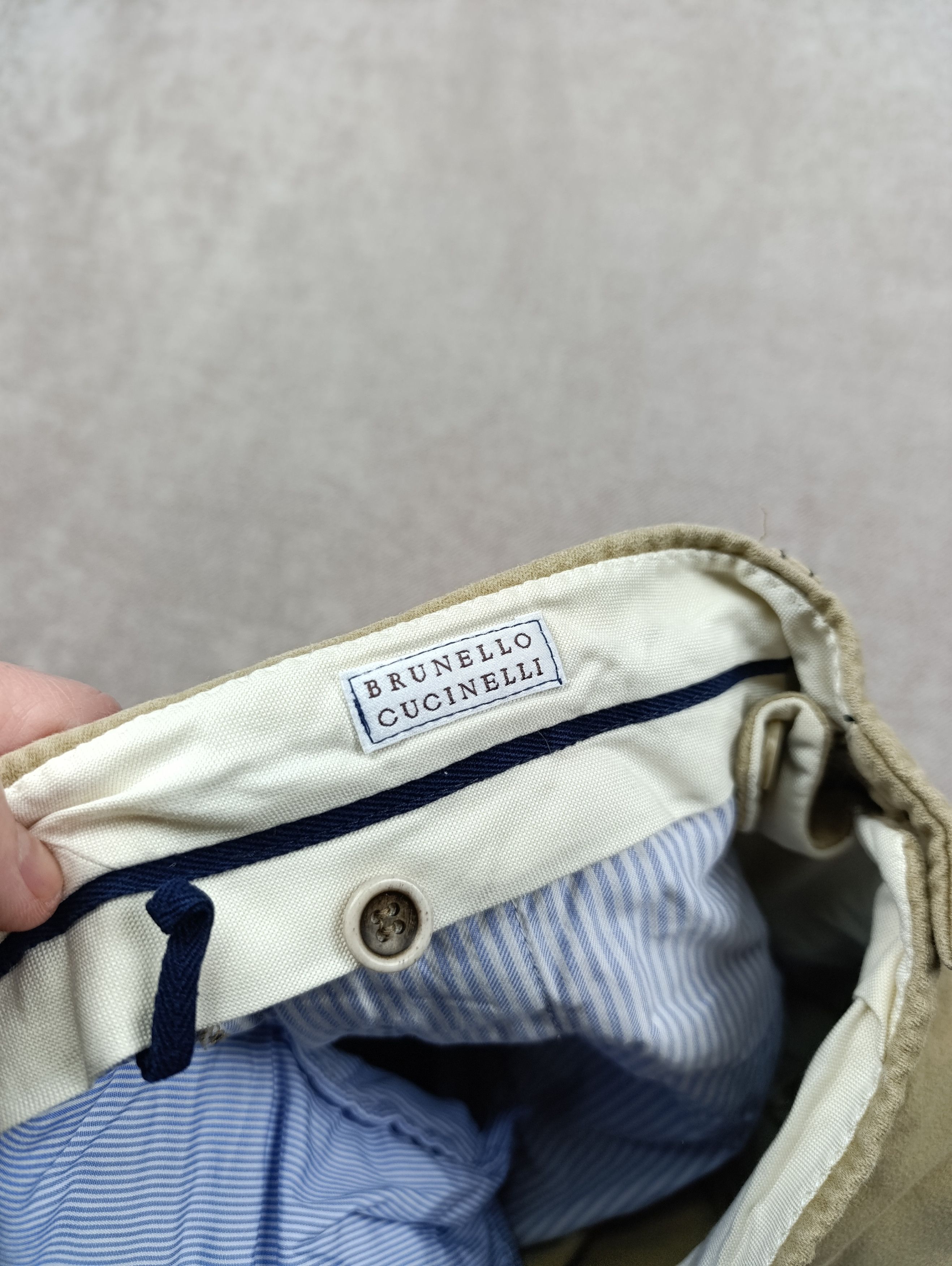 Brunello Cucinelli BRUNELLO CUCINELLI MENS COTTON CASUAL PANTS CHINO Size US 36 / EU 52 - 2 Thumbnail