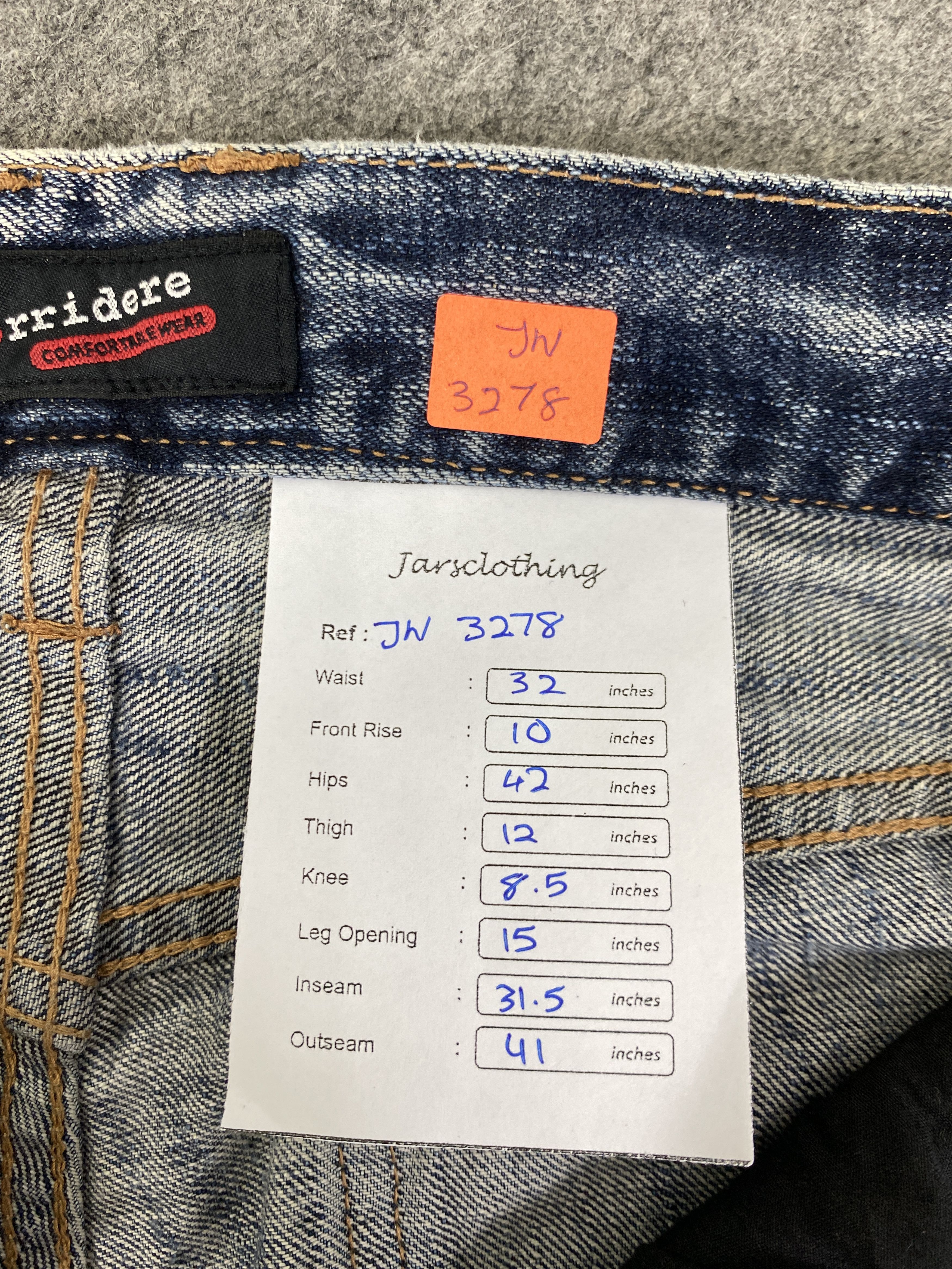 Hysteric Glamour Distressed Blue Vintage Sorridere Jeans 32x31.5 - JN3278 Size US 32 / EU 48 - 9 Thumbnail