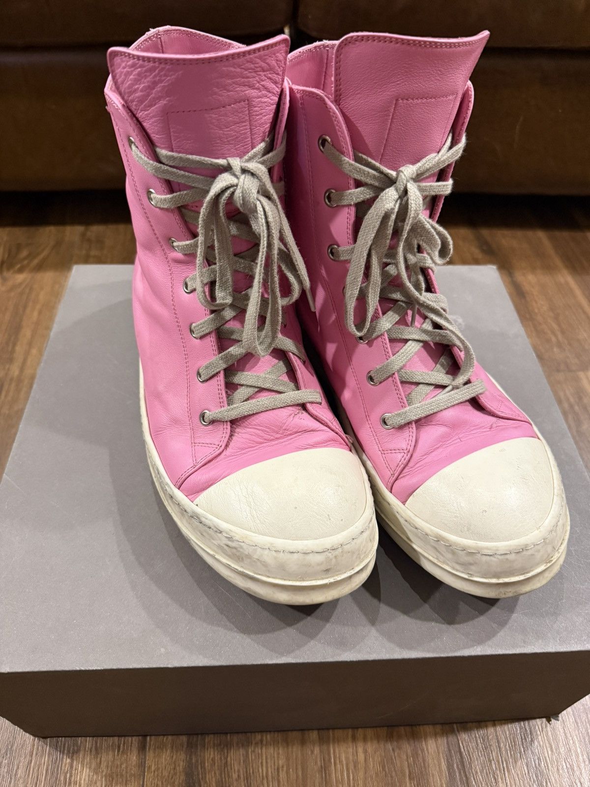 Rick Owens Ramones Pink | Grailed