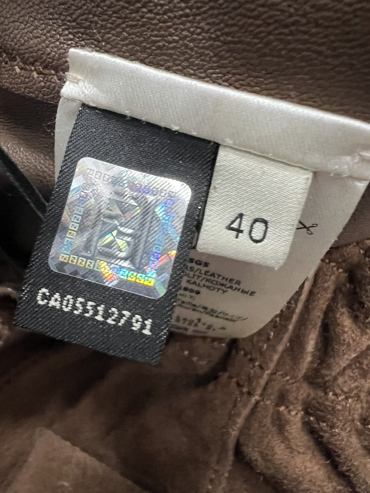 Designer × Fendi RRP 3800$ Fendi Run Away Goat leather Pants Trousers Size 27" / US 4 / IT 40 - 9 Thumbnail
