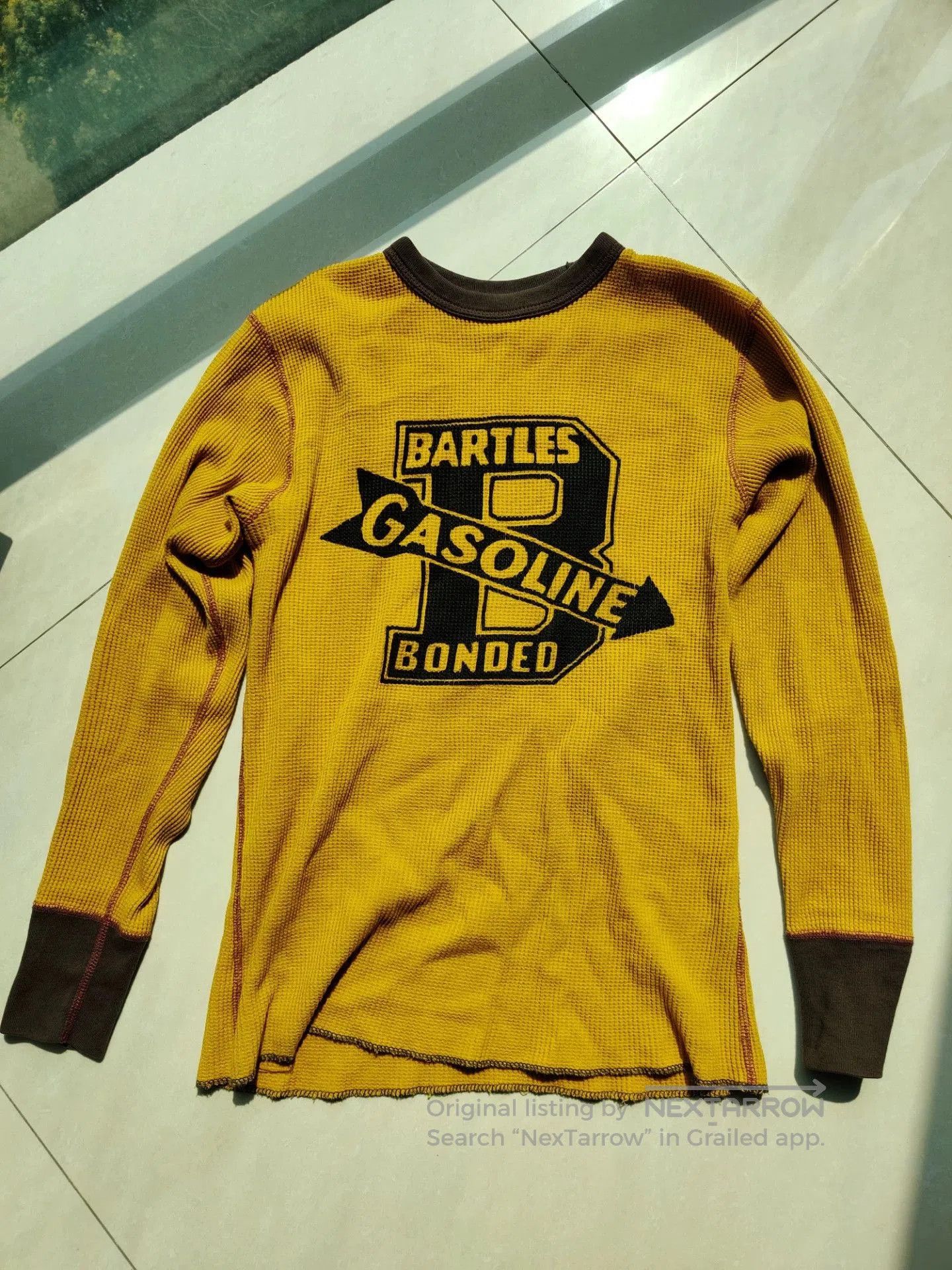 Freewheelers bootleggers skull waffle long sleeve shirt. Size US S / EU 44-46 / 1 - 2 Thumbnail
