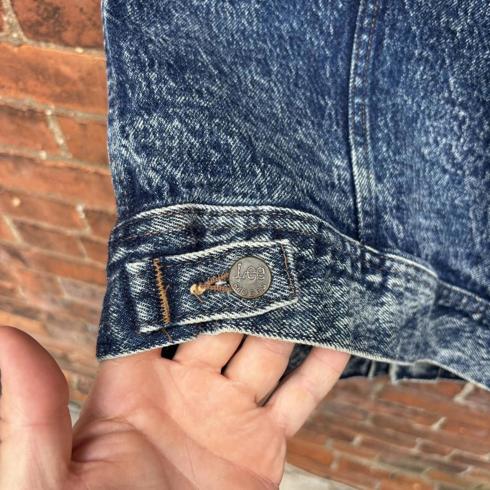 Lee vintage lee rider acid washed denim vest 70s/80s M Size US M / EU 48-50 / 2 - 4 Thumbnail
