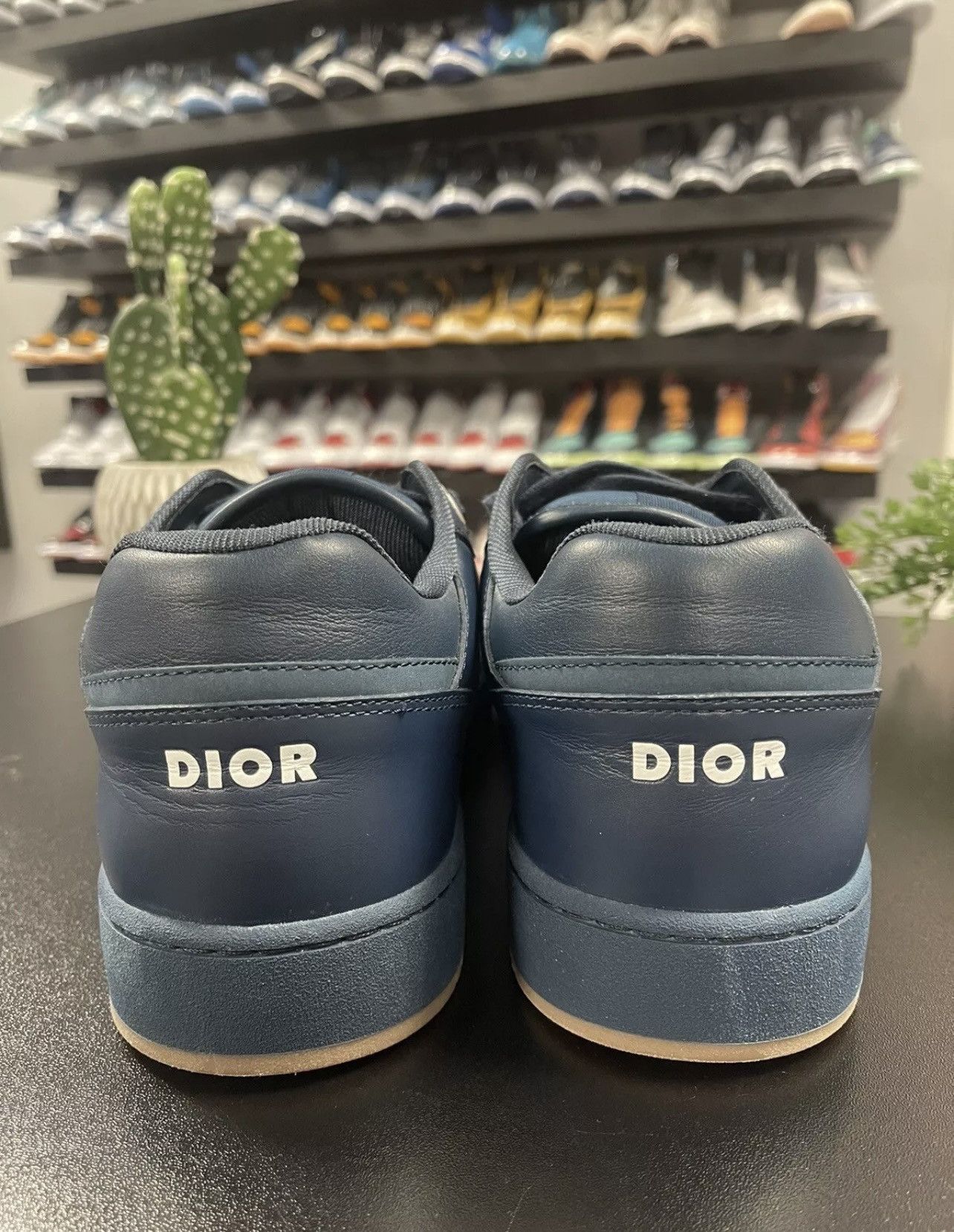 Dior Size 46EU/13 - Christian Dior Oblique Galaxy B27 Navy Size US 13 / EU 46 - 4 Thumbnail