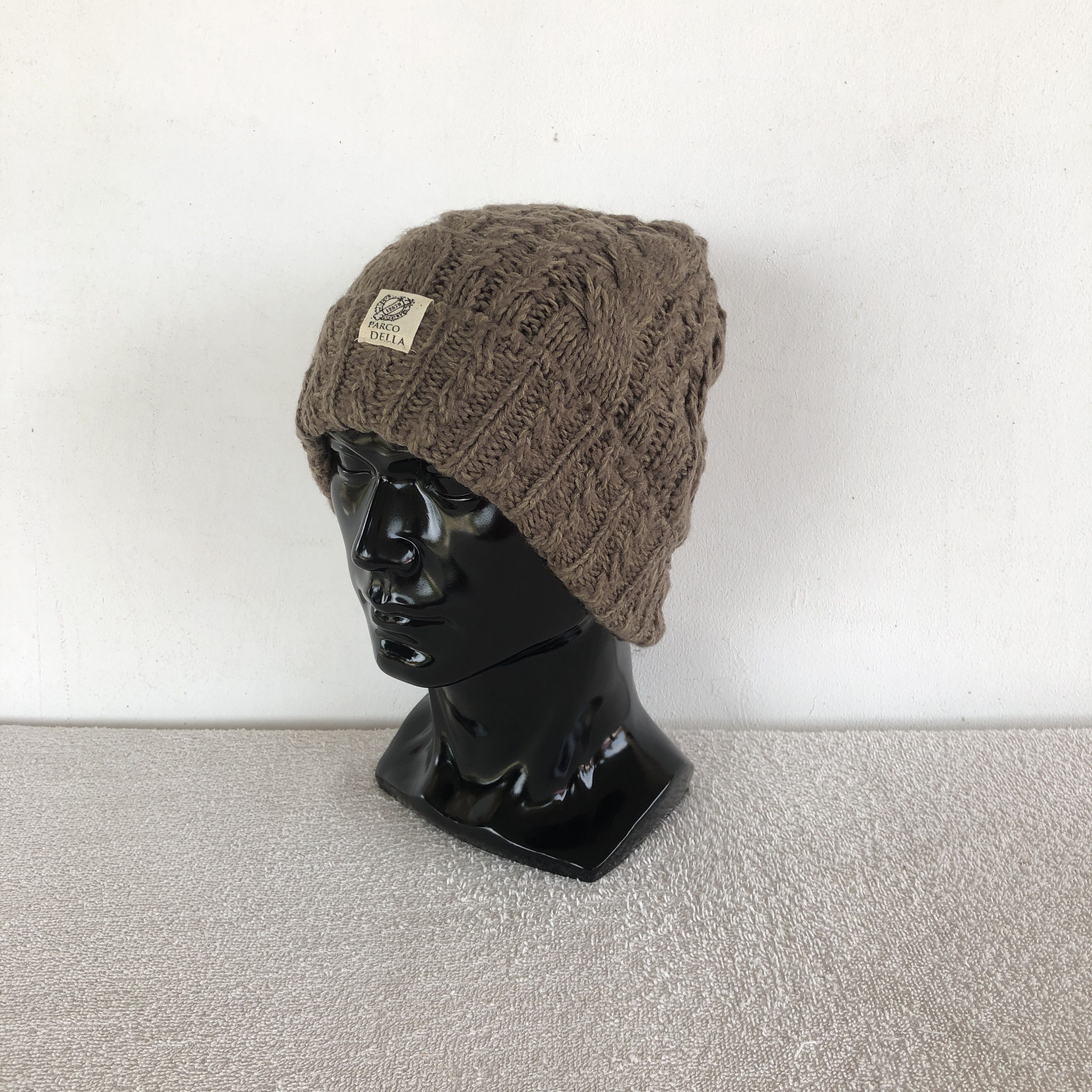 Japanese Brand Vintage Y2K Flava Cable Knit Beanie Slouchy Snow Caps Hats Size ONE SIZE - 1 Thumbnail