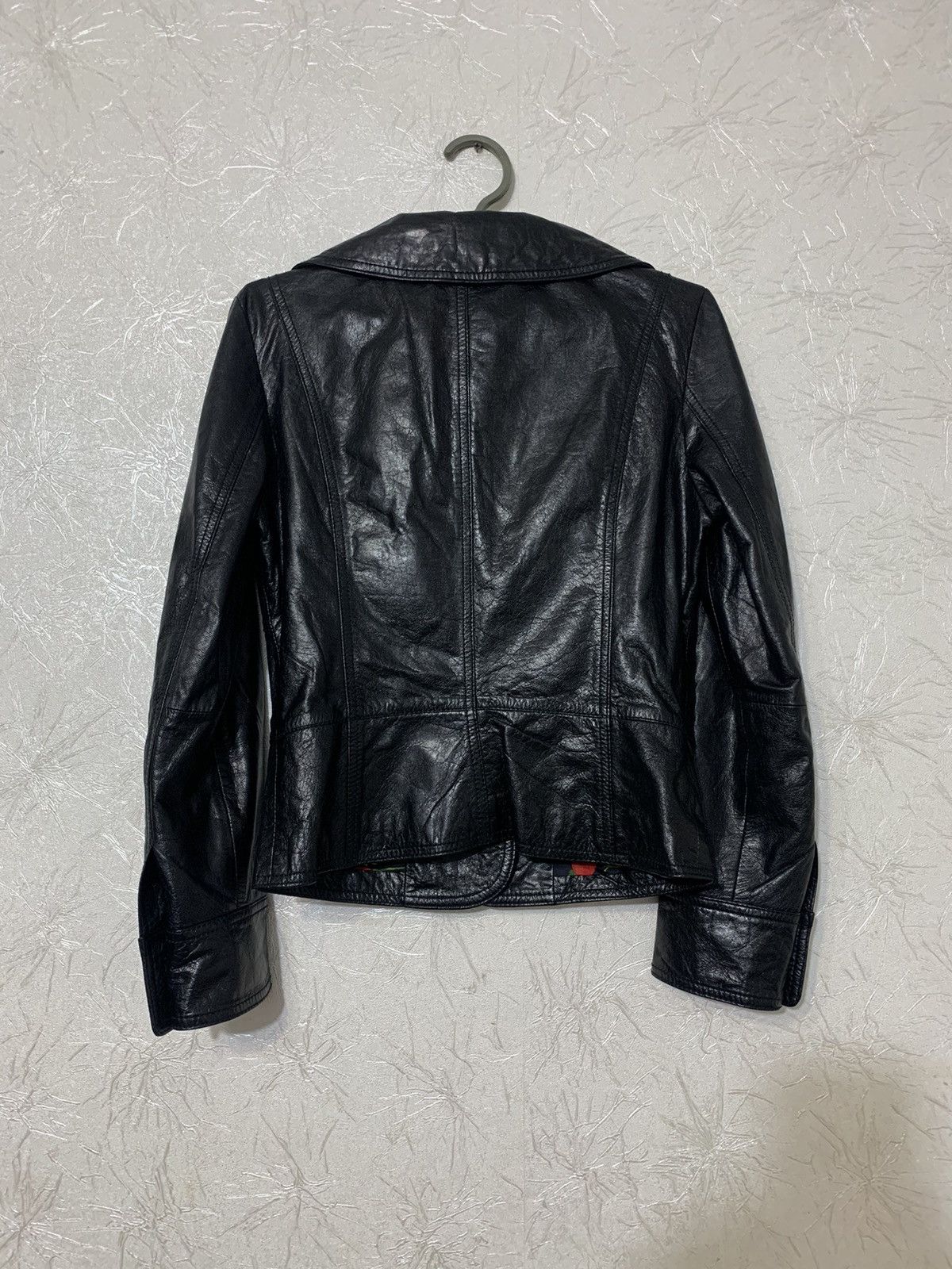 Dolce & Gabbana × Vintage Dolce & Gabbana Women’s Goatskin Black Button Jacket Size 42 Size M / US 6-8 / IT 42-44 - 5 Thumbnail