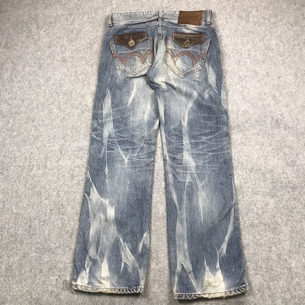 Edwin × Japanese Brand EDWIN JAPANESE BAGGY ACID WASH JEANS PANTS Size US 32 / EU 48 - 8 Thumbnail