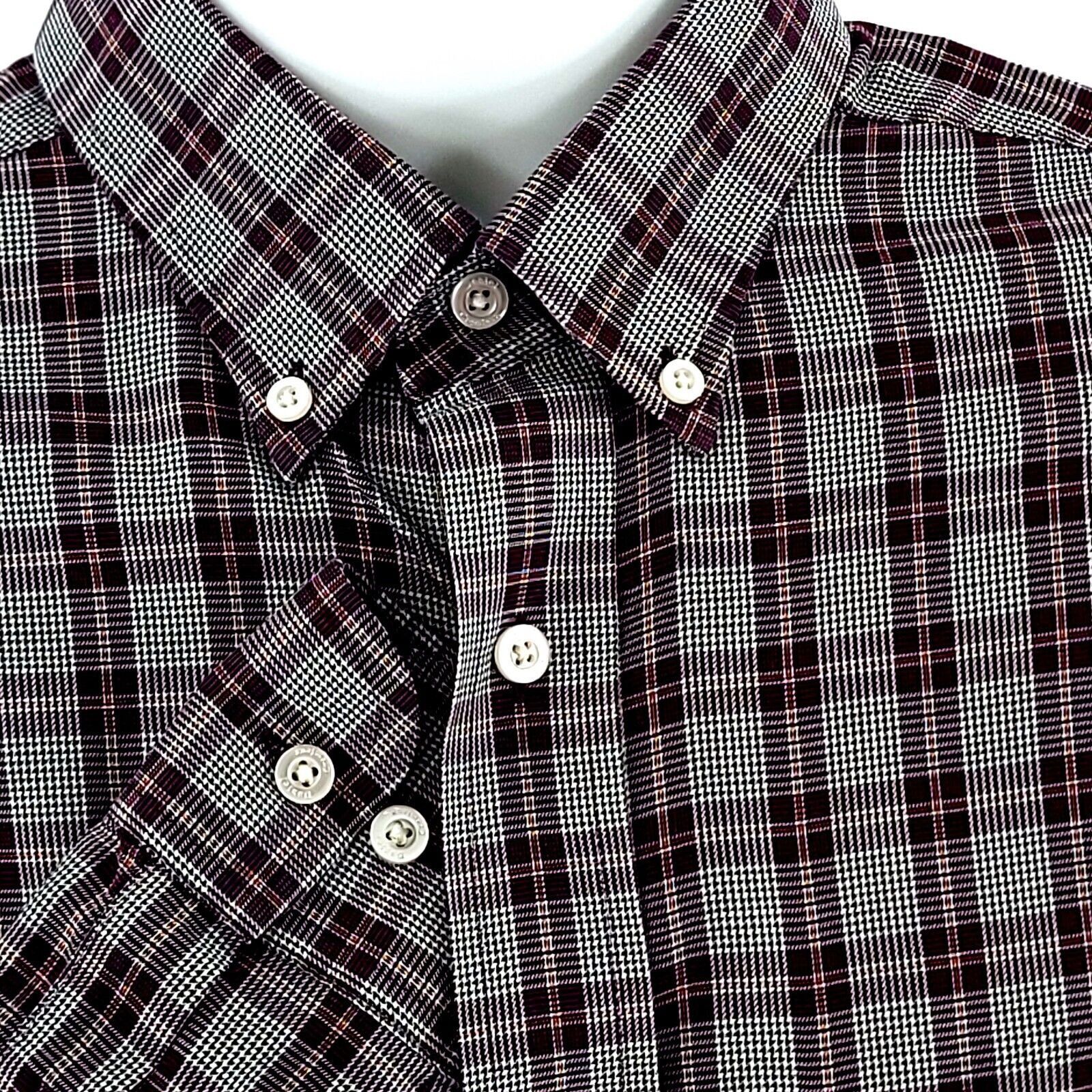 Daniel Cremieux Daniel Cremieux Signature Non Iron Purple White Glen Plaid M Size US M / EU 48-50 / 2 - 3 Thumbnail