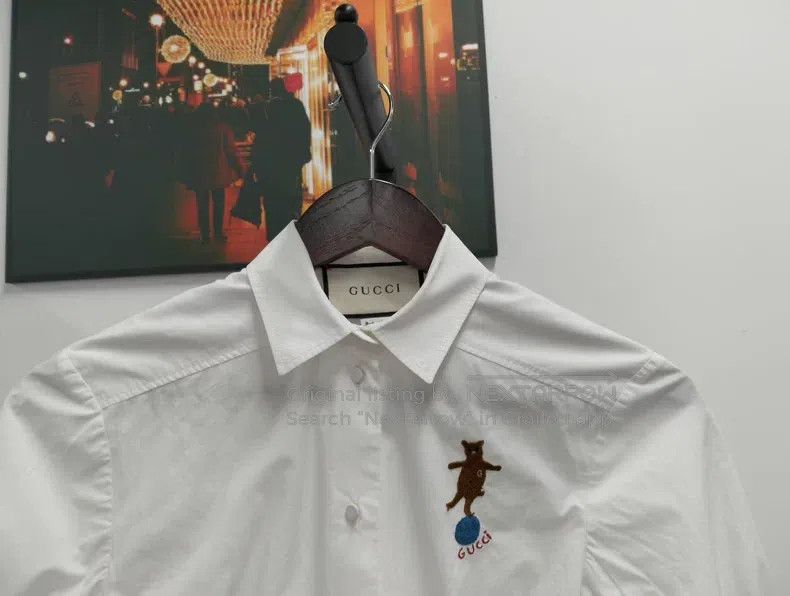 Gucci Gucci White shirt Size S / US 4 / IT 40 - 7 Thumbnail