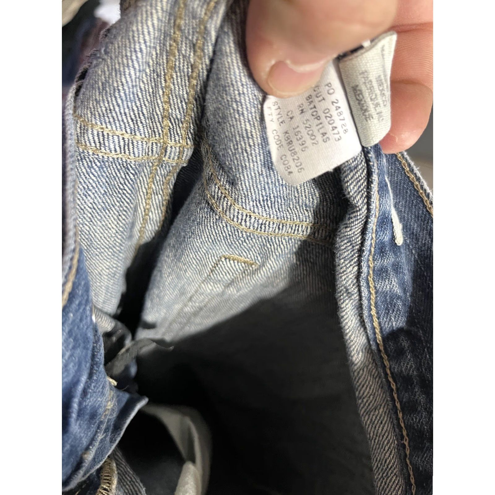 DKNY DKNY Jeans Men's 34x30 Denim Blue Cotton Relaxed Leg Workwear Dark Wash Faded City Classic Outdoor 34 Mens Jeans Blue Cotton DKNY 5-Pocket Size US 34 / EU 50 - 6 Thumbnail