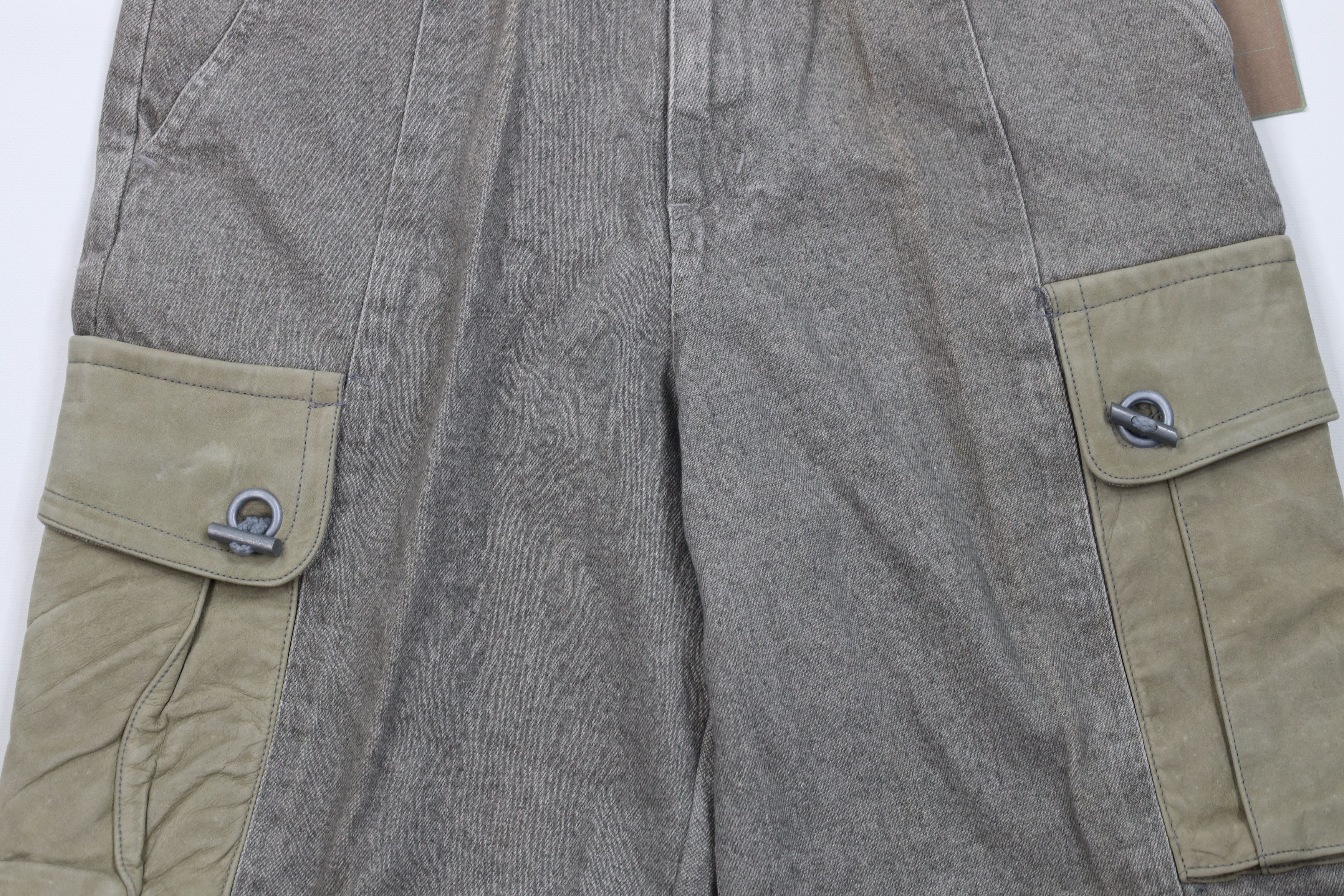 Vintage Deadstock Vintage 90s Streetwear Stonewash Cargo Shorts Size US 30 / EU 46 - 3 Thumbnail
