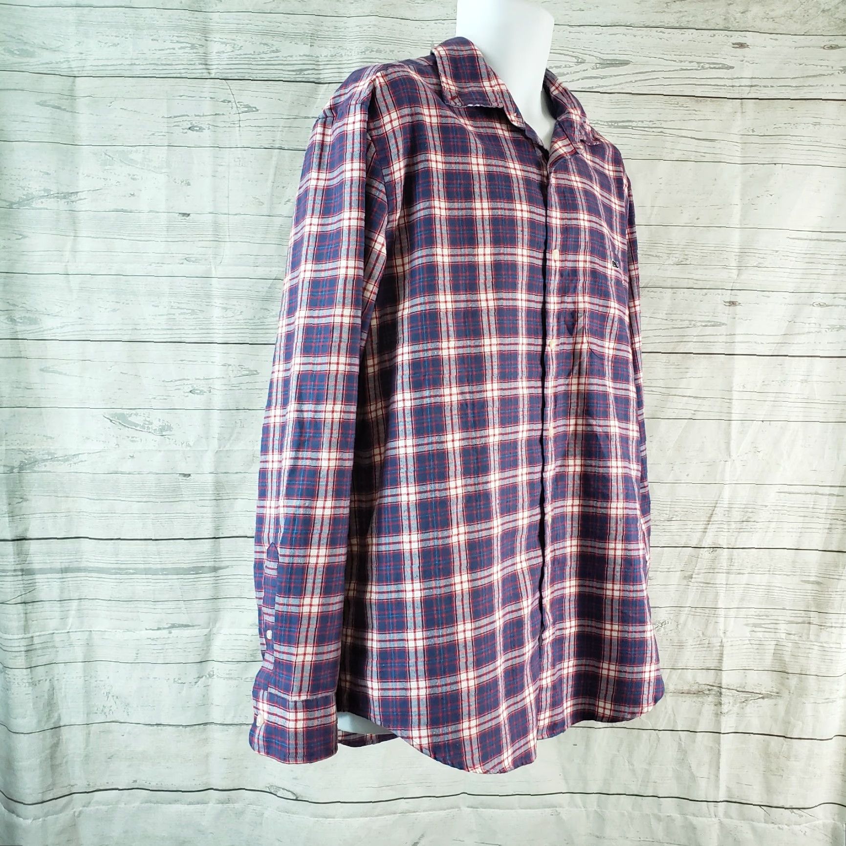Vineyard Vines VINTAGE Vineyard Vines Mens Classic Fit Tucker Shirt L Red Plaid Shirt Men Tucker Shirt Mens L Red Plaid Size US L / EU 52-54 / 3 - 3 Thumbnail